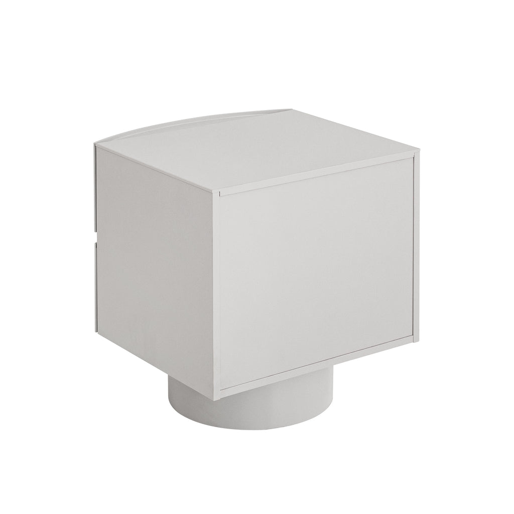 Bedside Table - Warm Grey