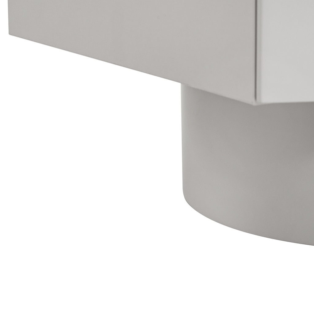 Bedside Table - Warm Grey