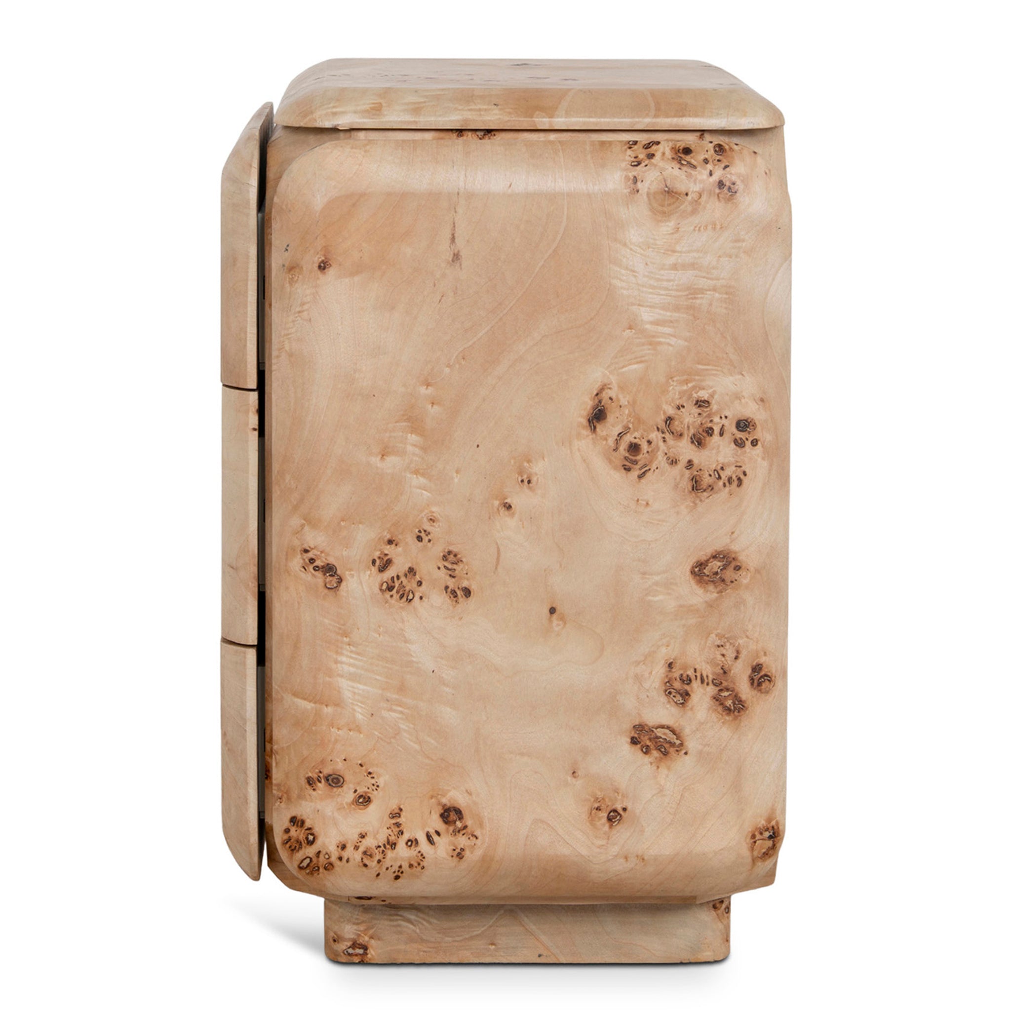 51cm Bedside Table - Aspen Burls