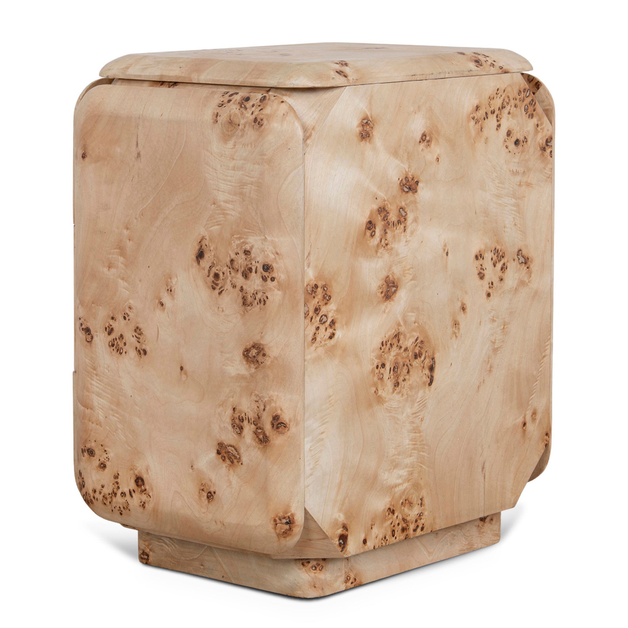 51cm Bedside Table - Aspen Burls