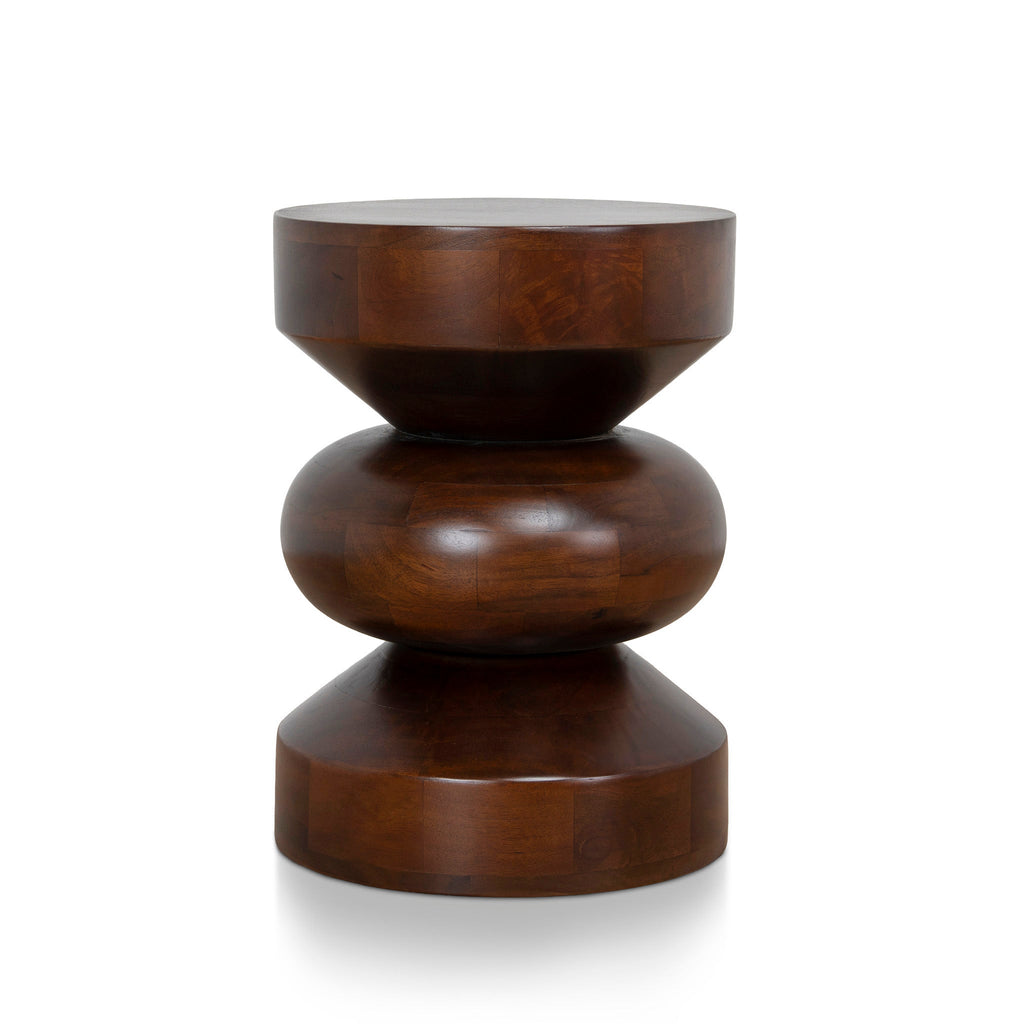 33cm Capri Side Table - Walnut