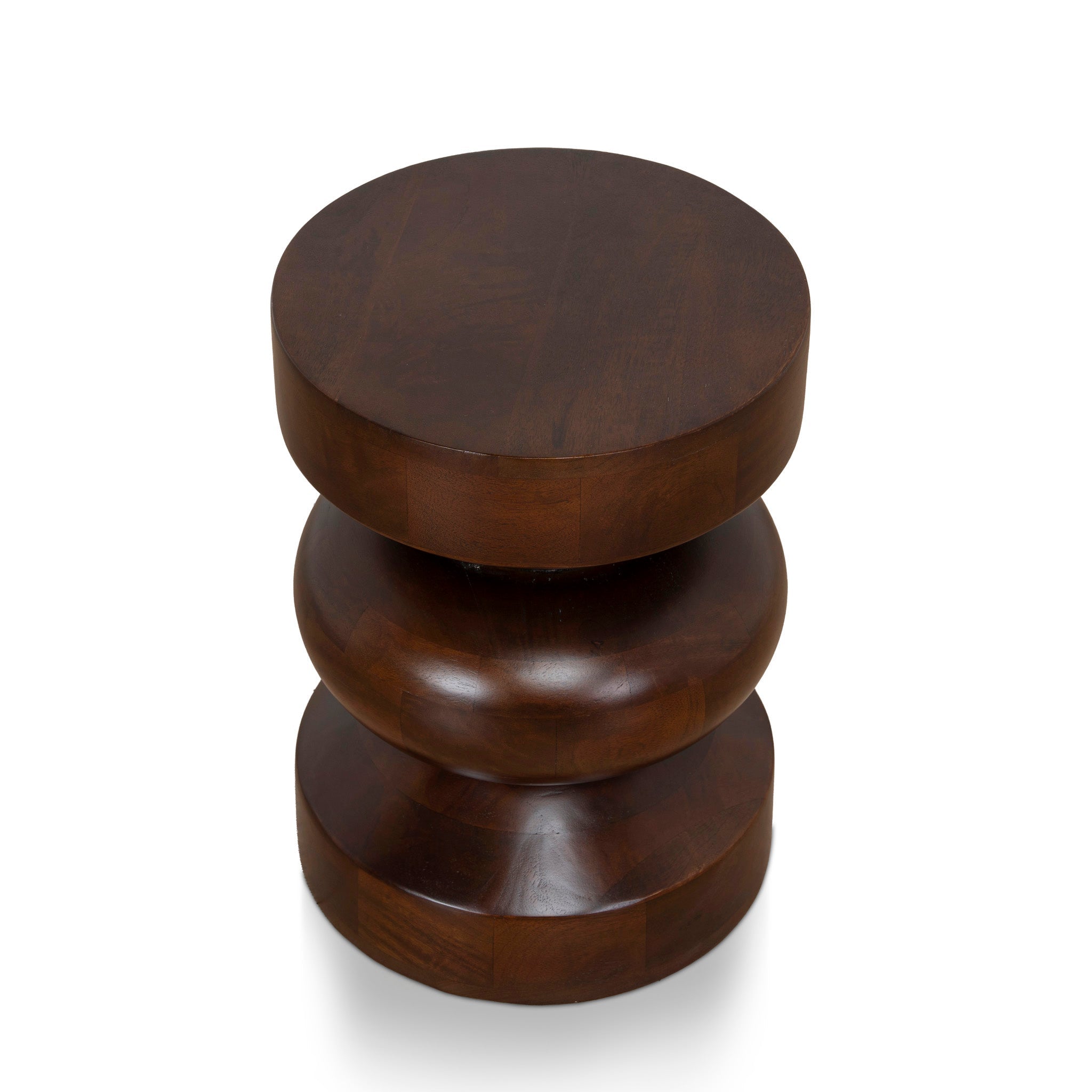 33cm Capri Side Table - Walnut