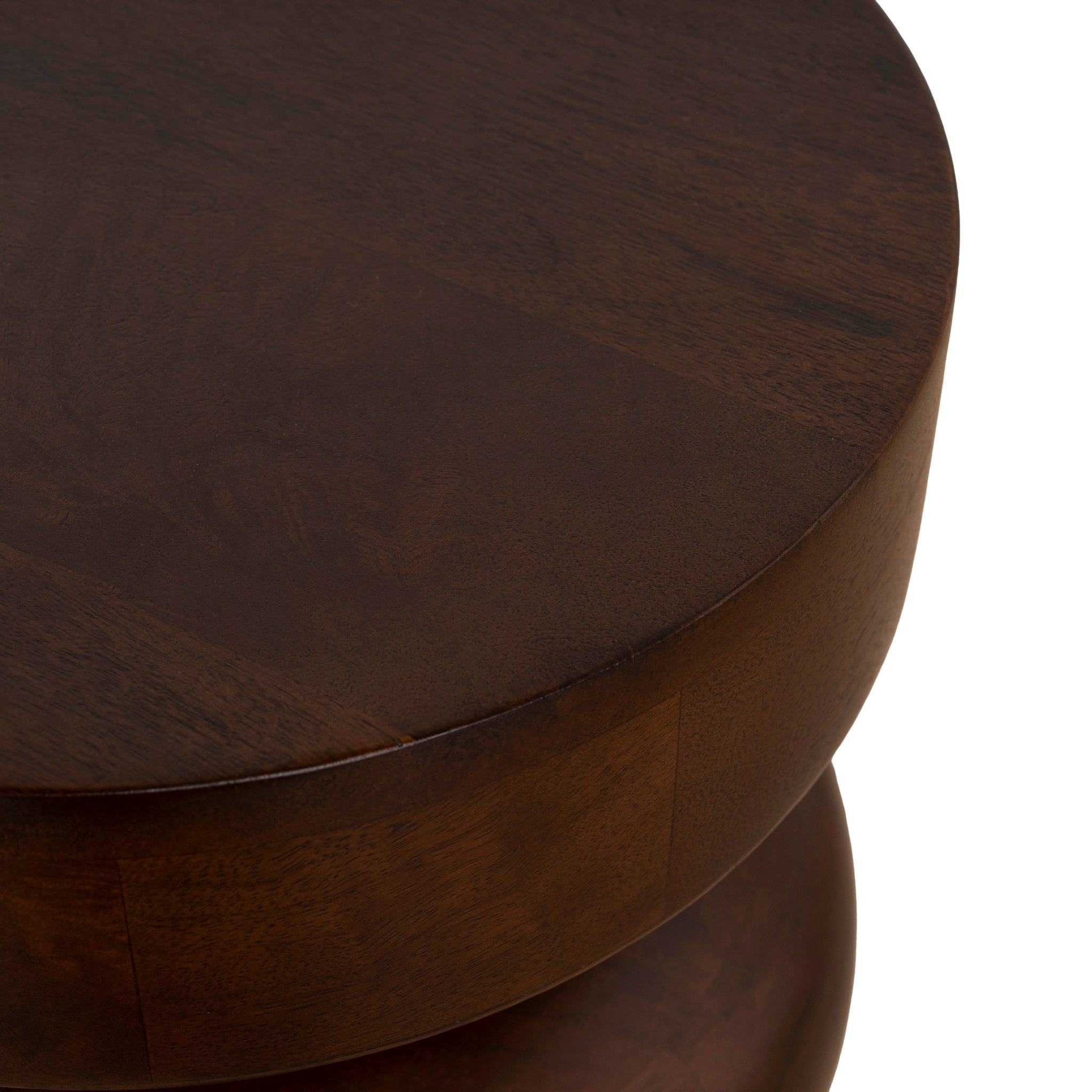 33cm Capri Side Table - Walnut
