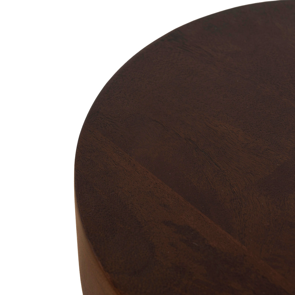 33cm Capri Side Table - Walnut