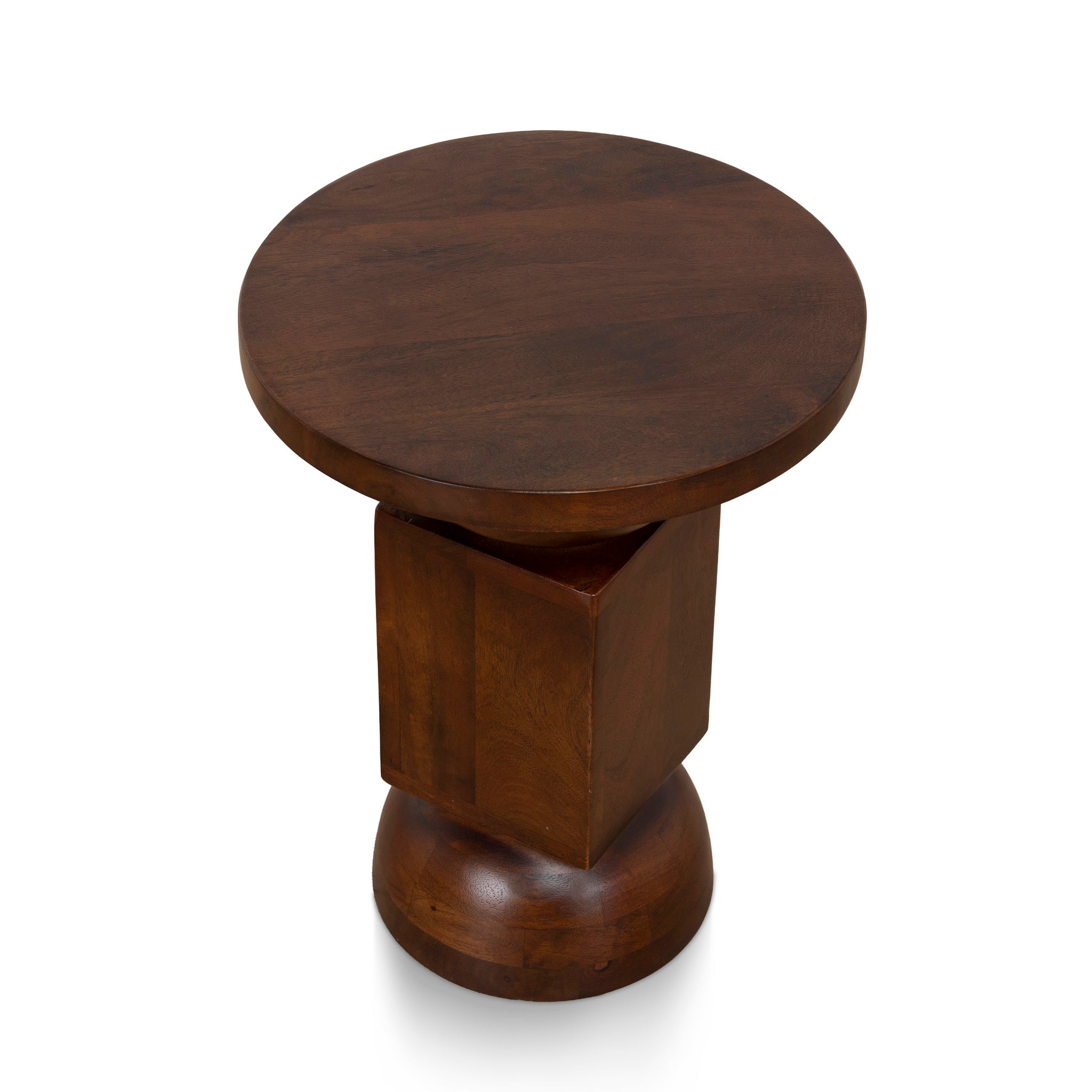 35cm Capri Side Table - Walnut