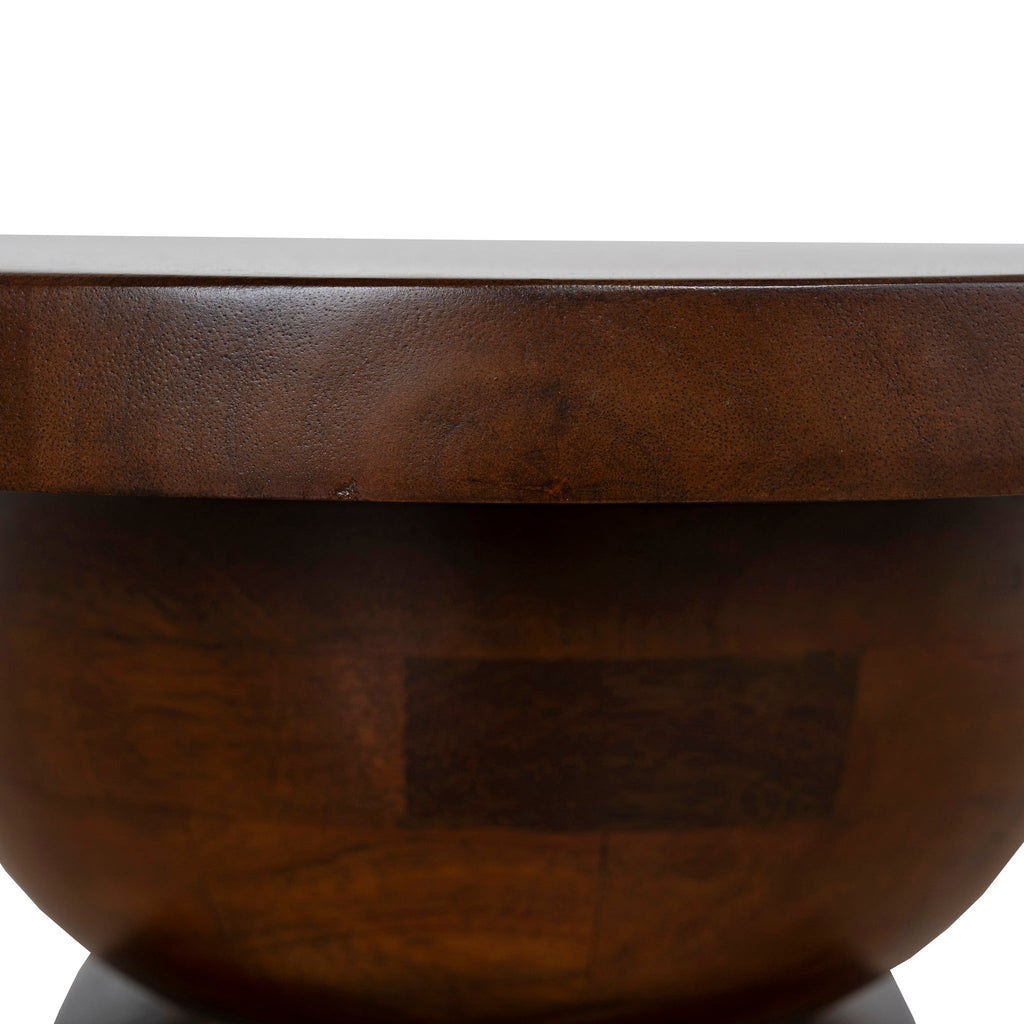 35cm Capri Side Table - Walnut