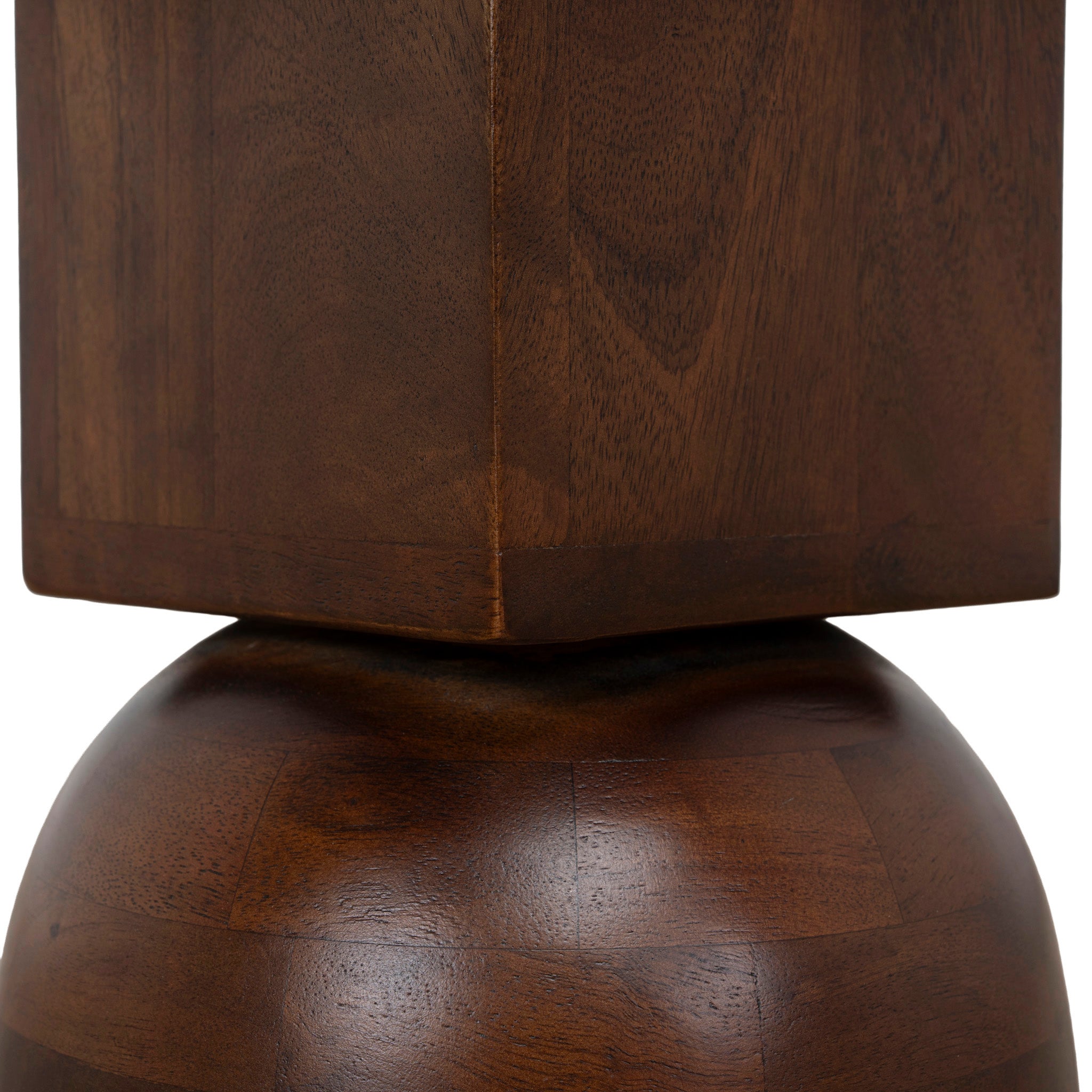 35cm Capri Side Table - Walnut