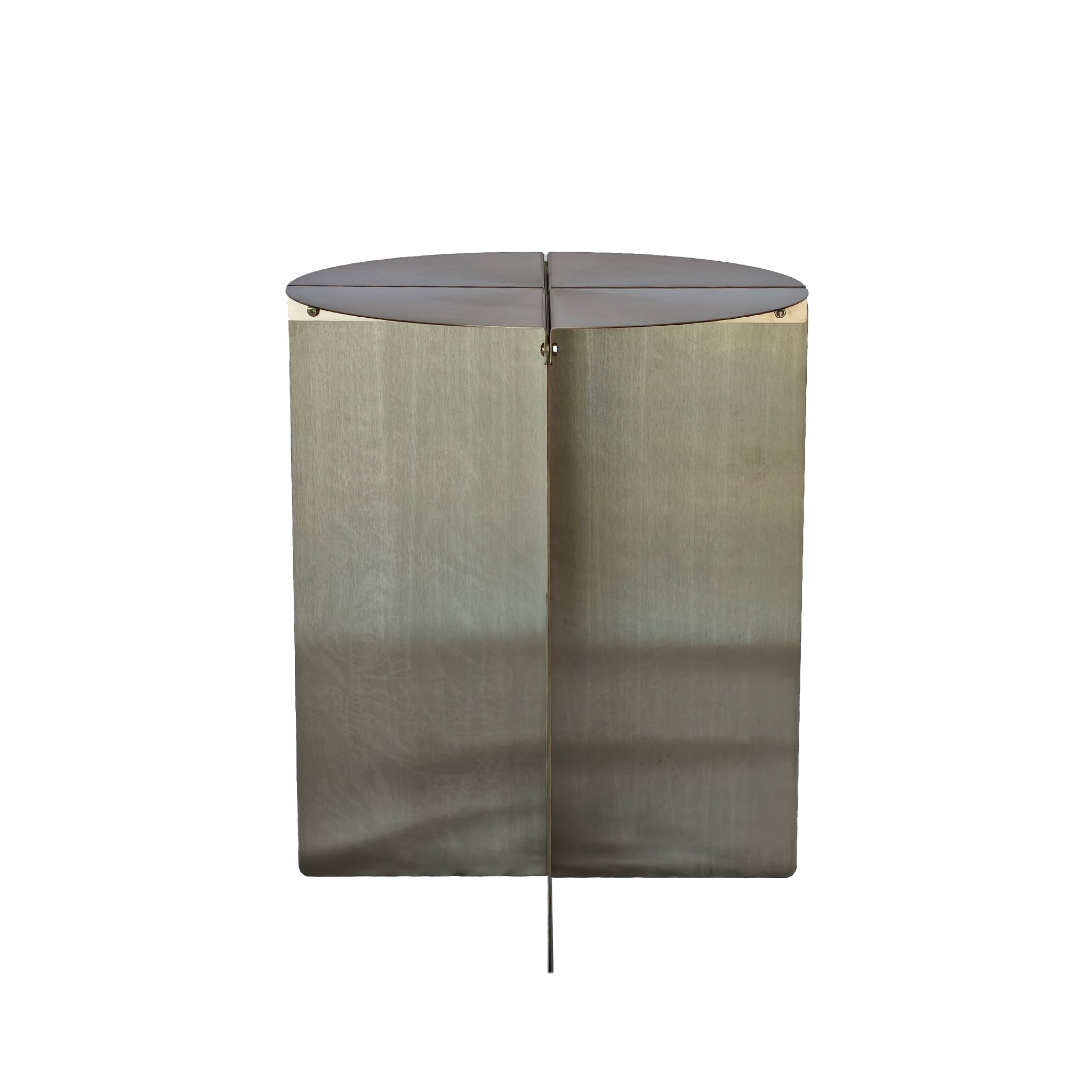 38cm Round Capri Side Table - Stainless Steel