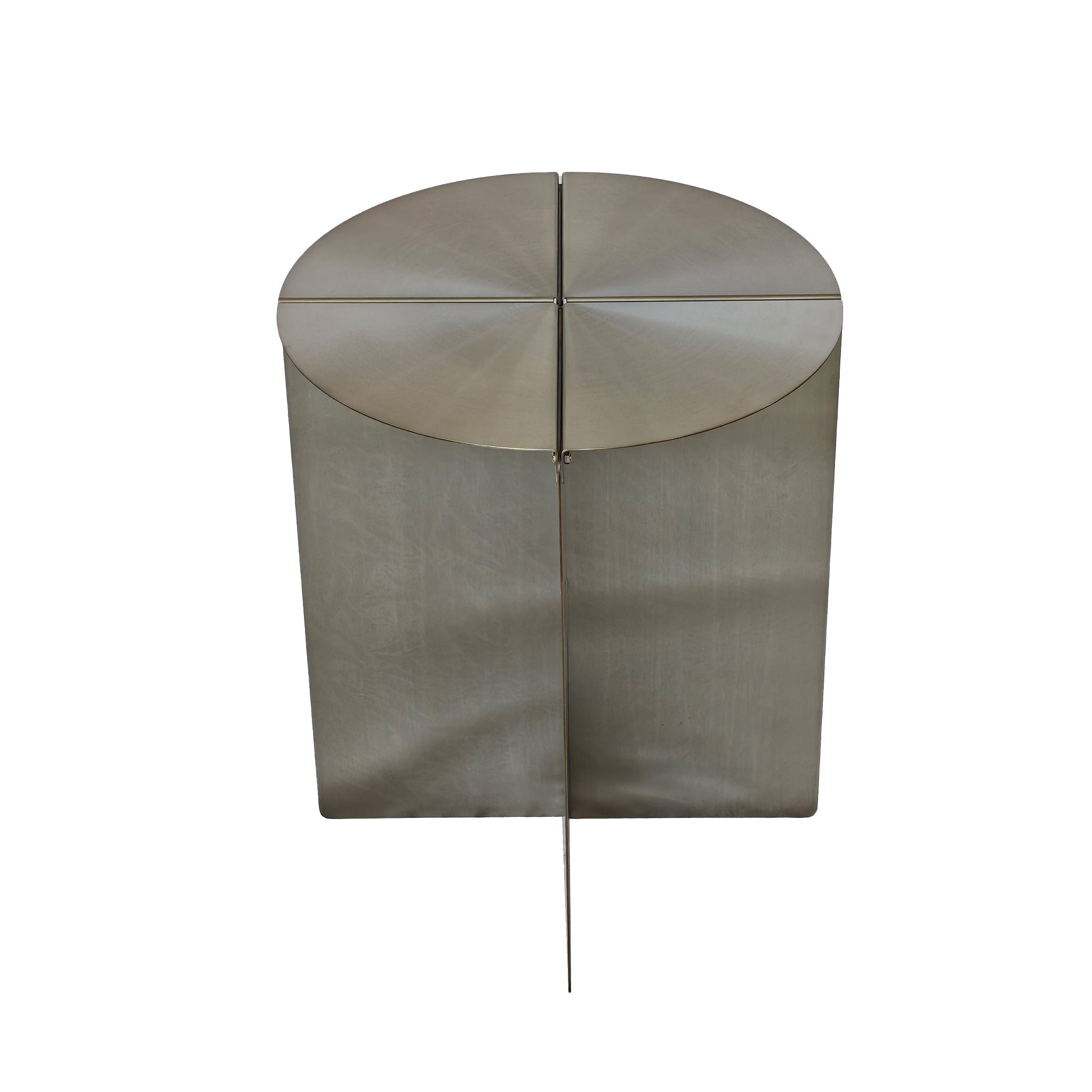 38cm Round Capri Side Table - Stainless Steel
