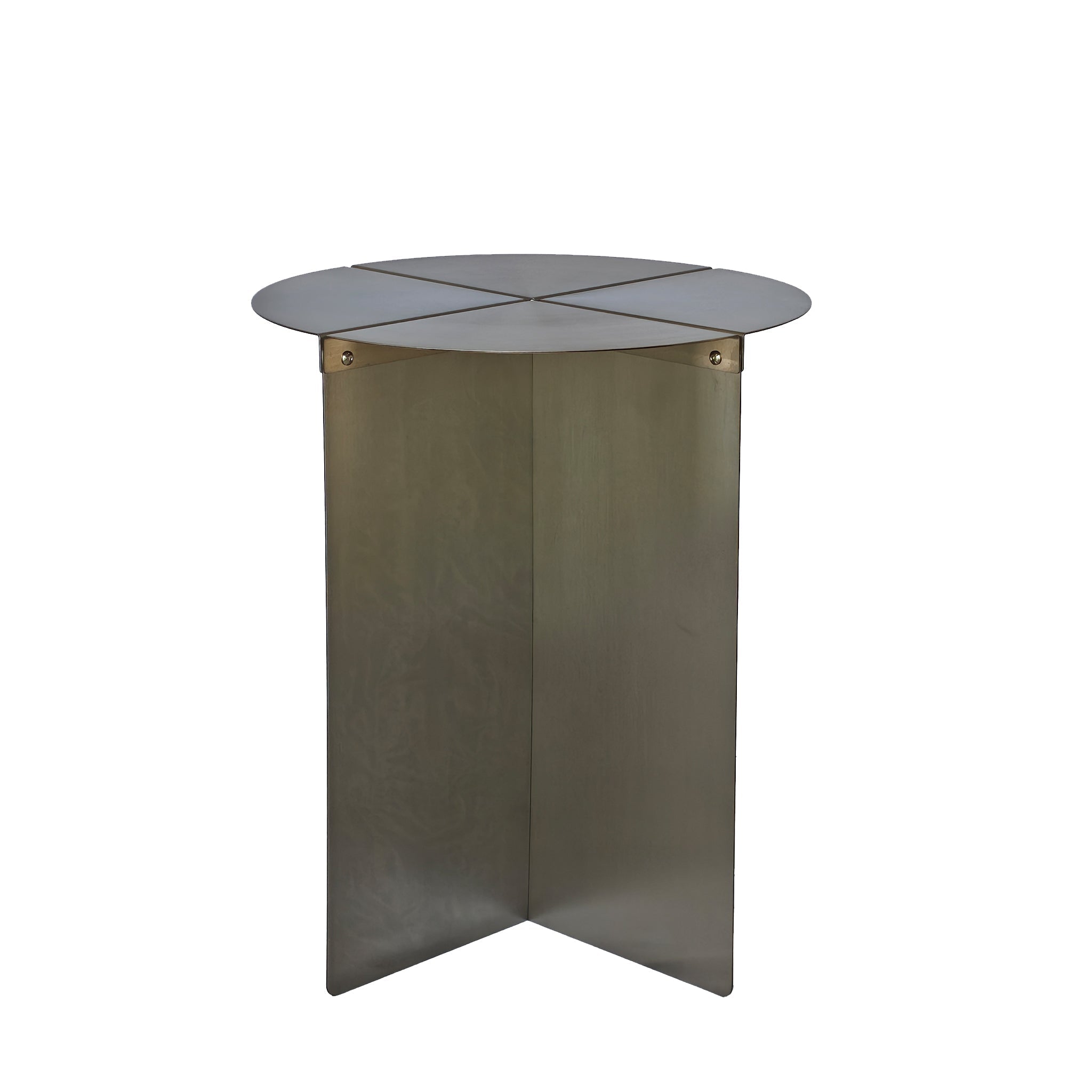 38cm Round Capri Side Table - Stainless Steel