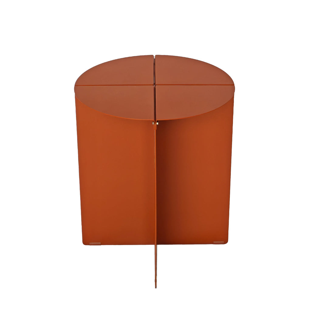 38cm Round Capri Side Table - Terracotta