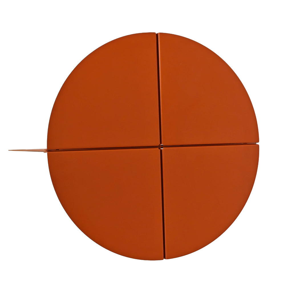 38cm Round Capri Side Table - Terracotta