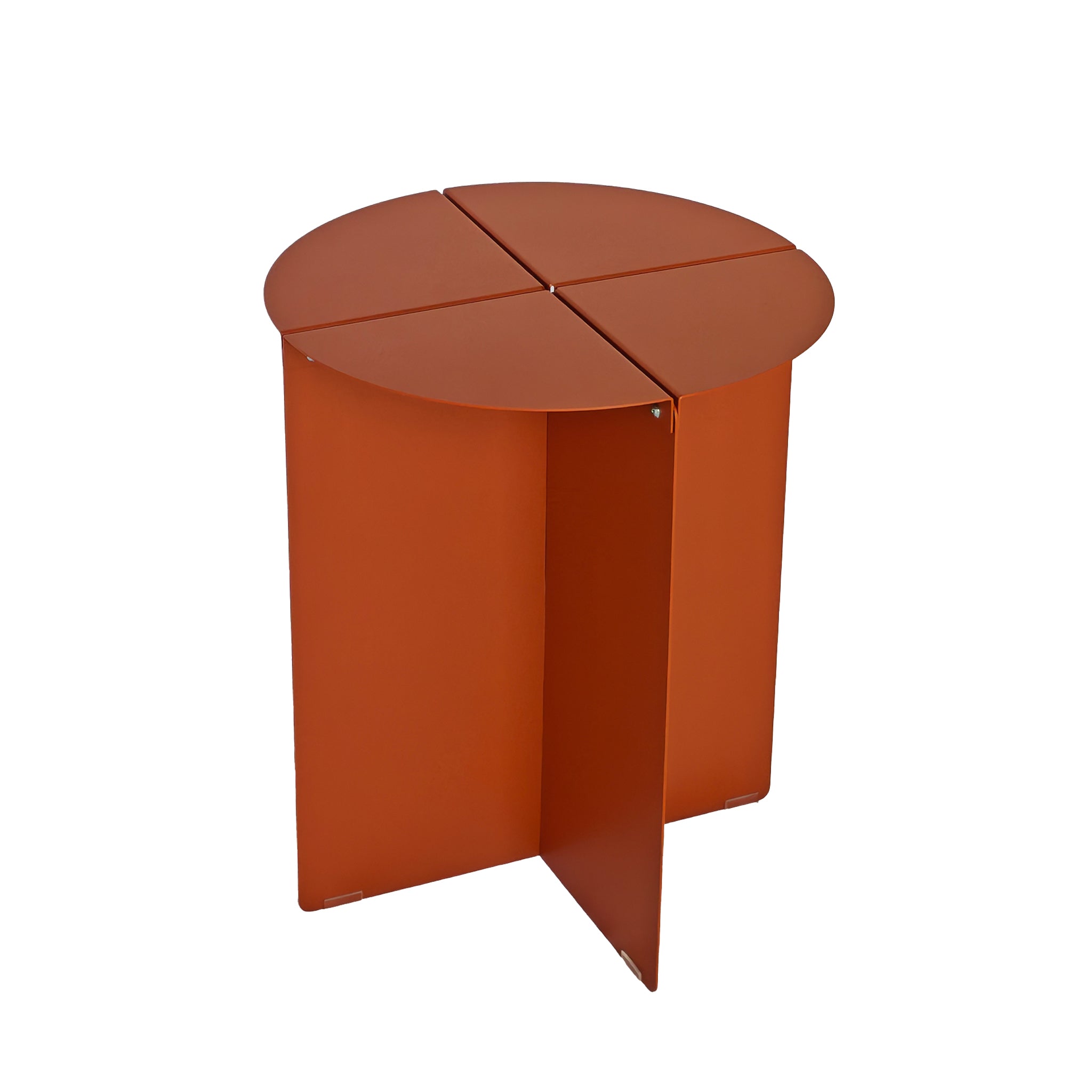 38cm Round Capri Side Table - Terracotta