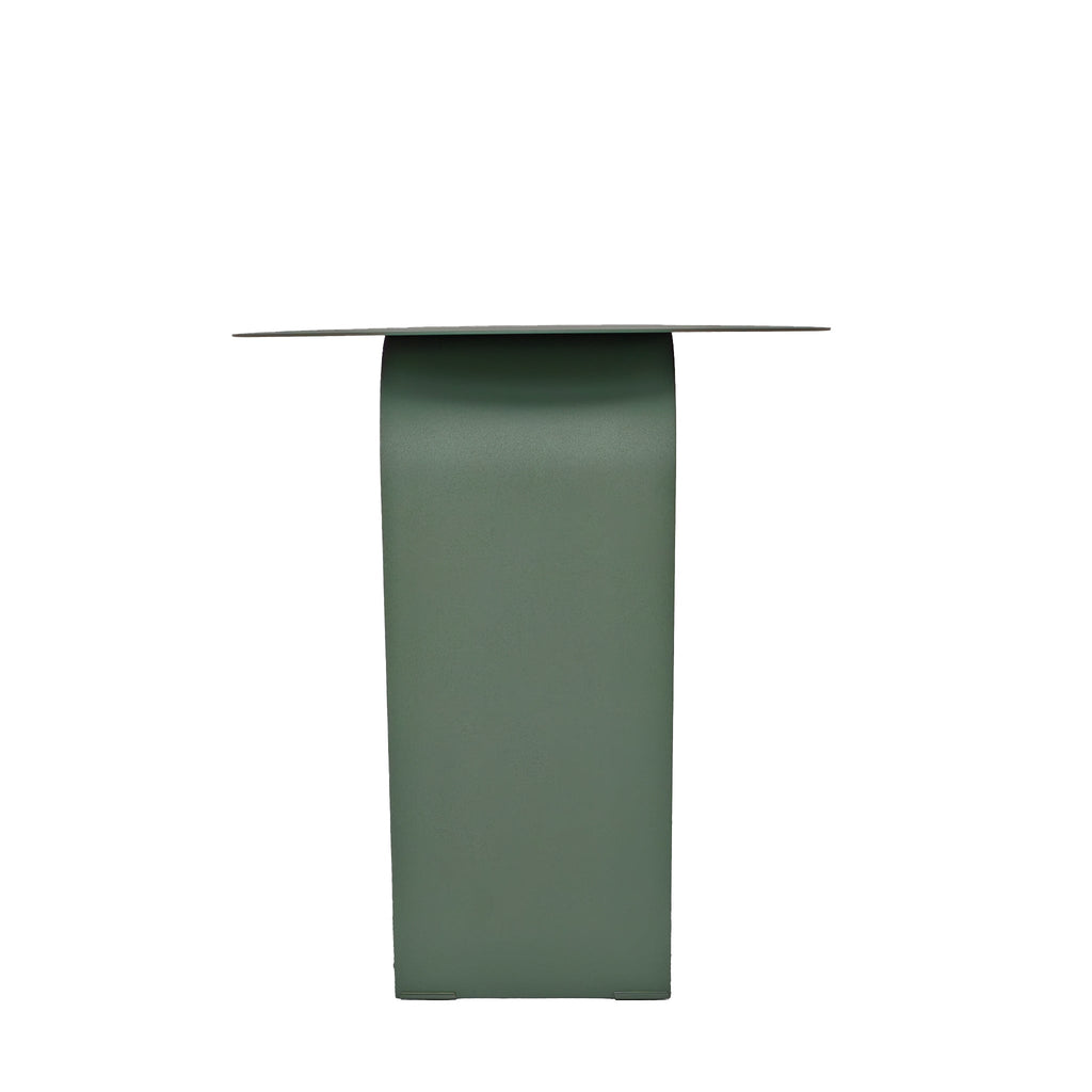 38cm Round Capri Side Table - Sage Green