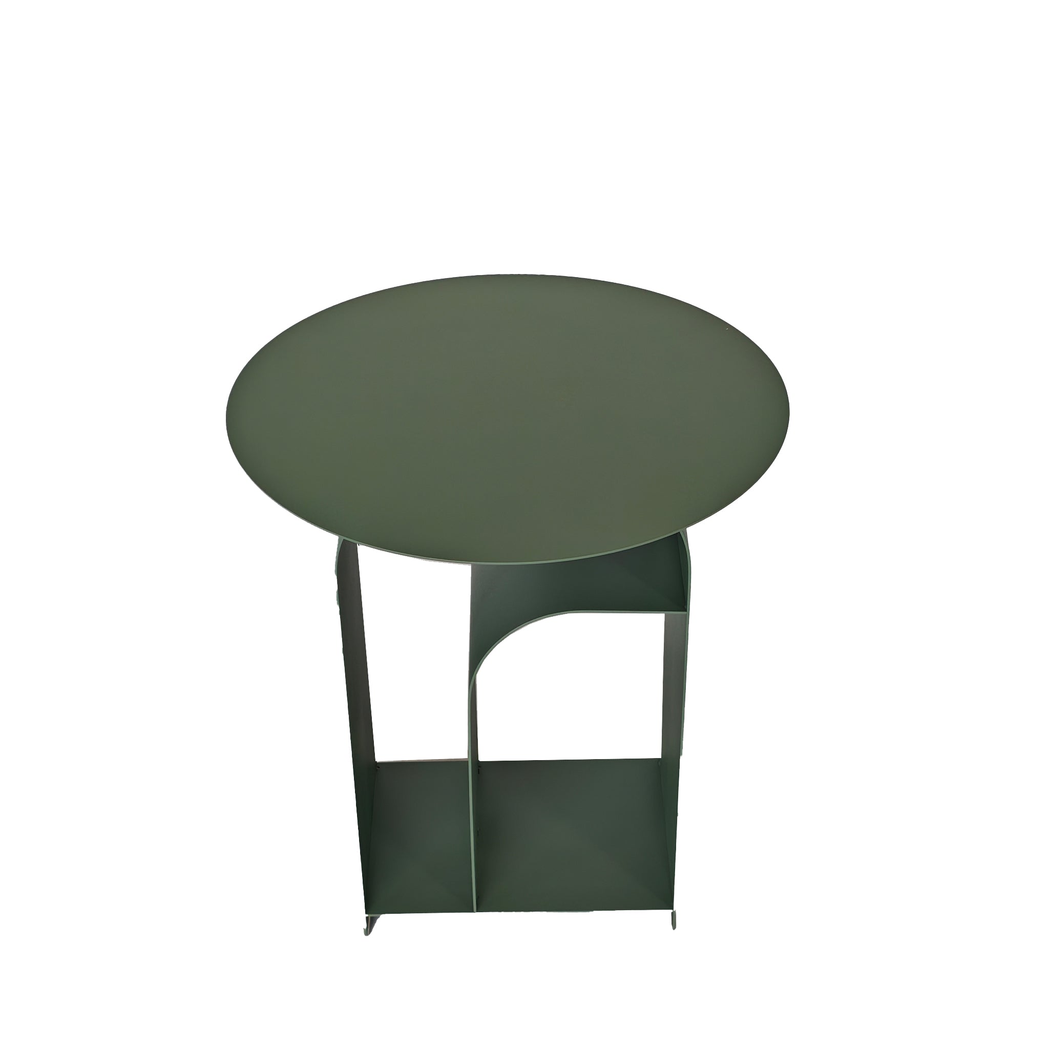 38cm Round Capri Side Table - Sage Green