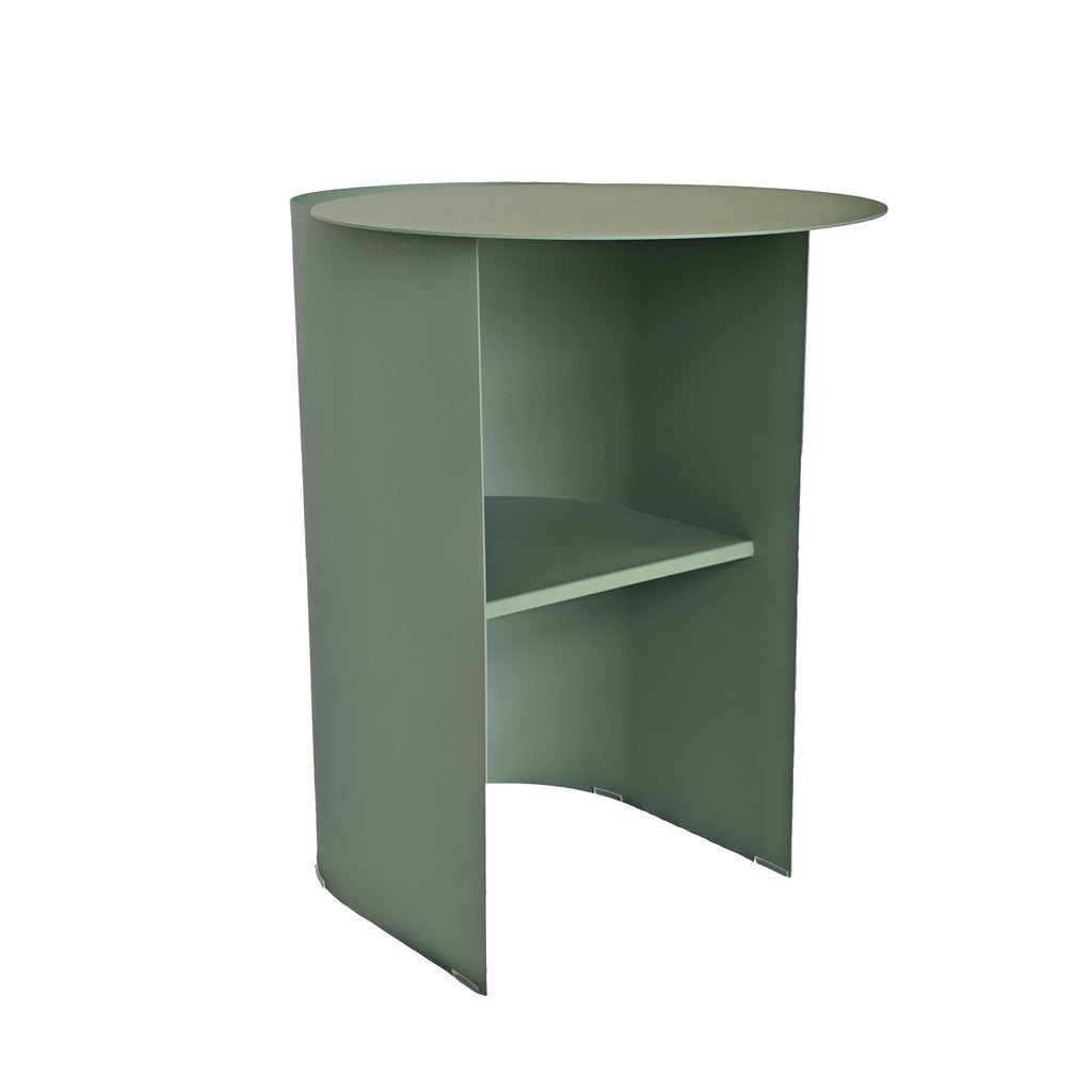 38cm Capri Side Table - Sage Green