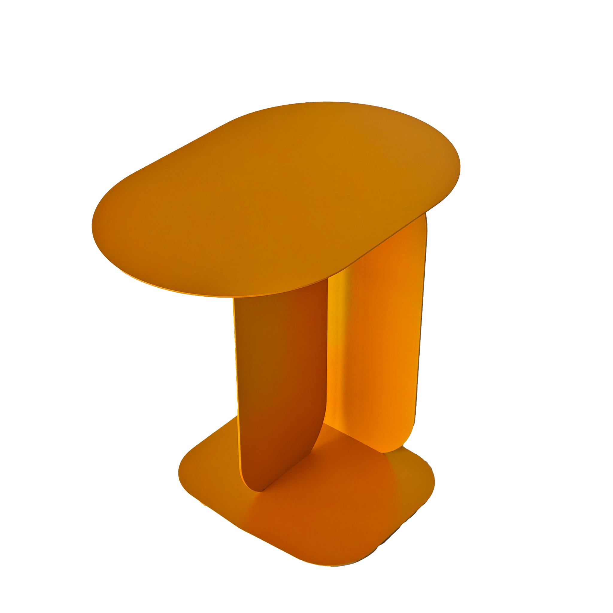 45cm Capri Side Table - Sandy Mustard