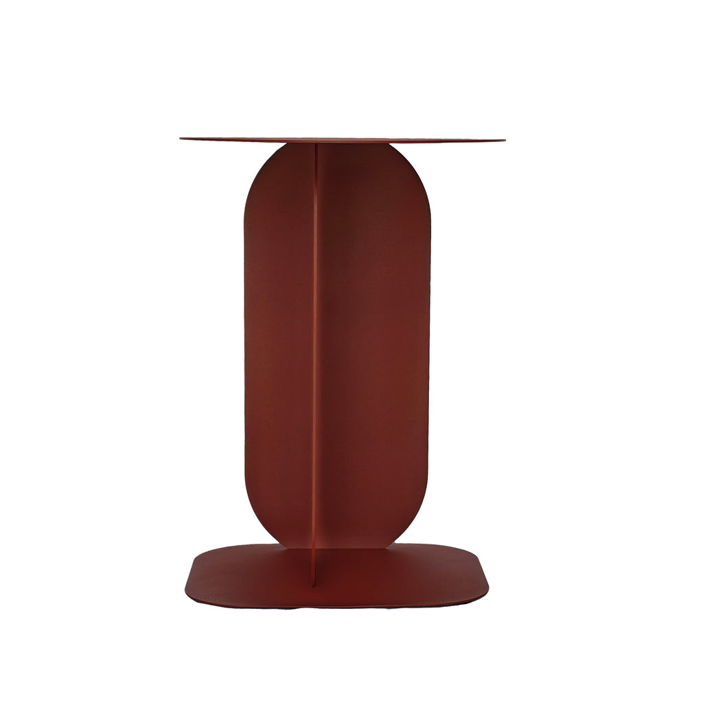 45cm Capri Side Table - Burgundy Red