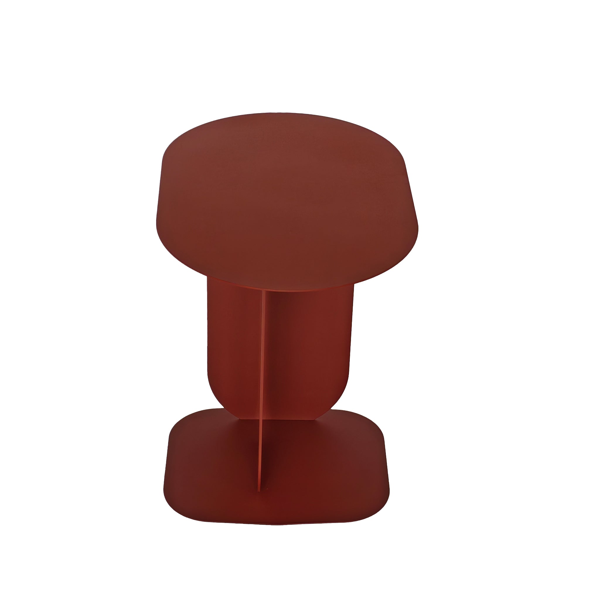 45cm Capri Side Table - Burgundy Red
