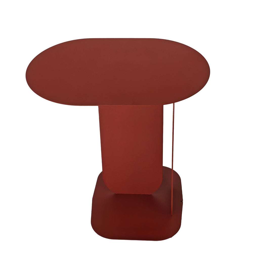 45cm Capri Side Table - Burgundy Red