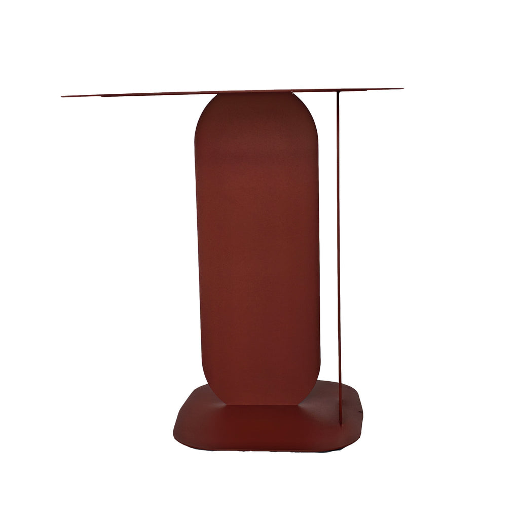 45cm Capri Side Table - Burgundy Red