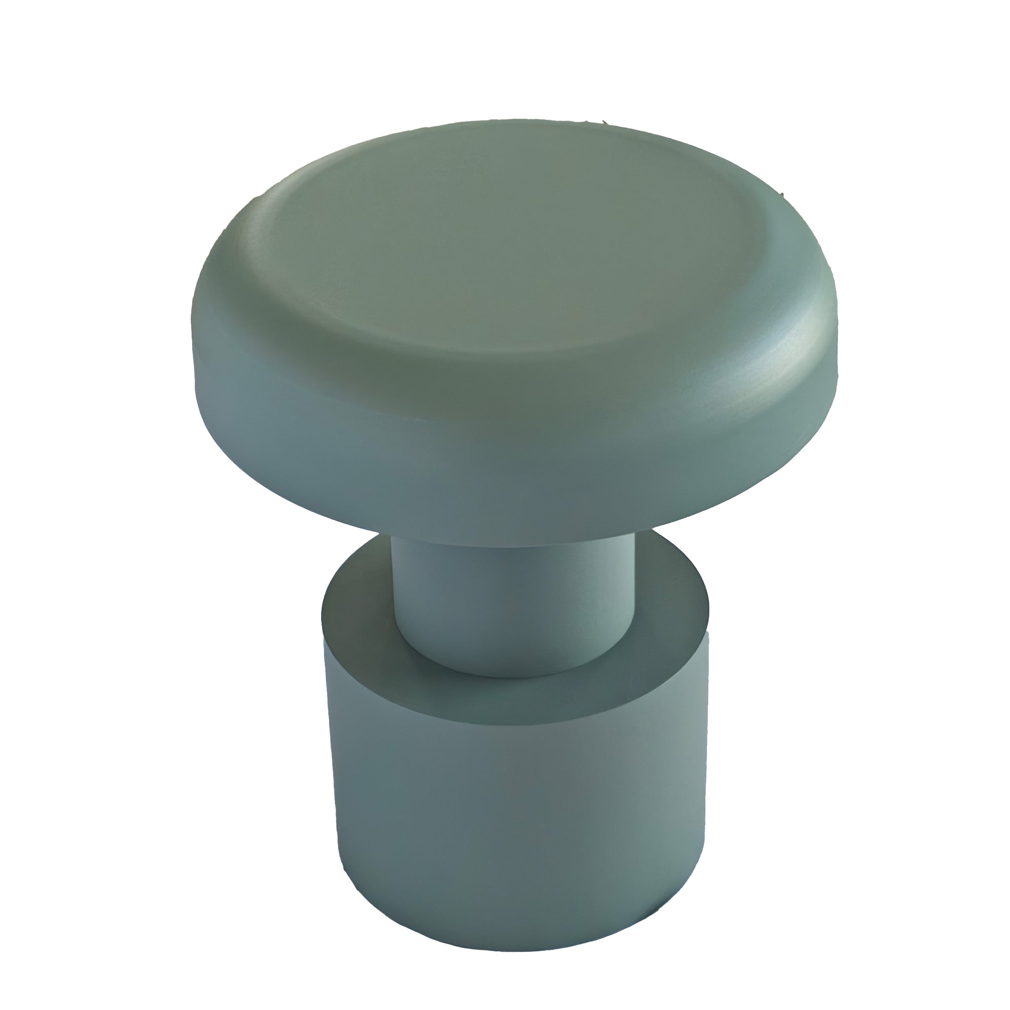 40cm Round Capri Side Table - Derbo Sage Green