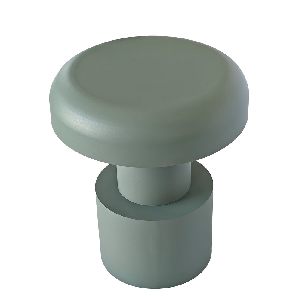 40cm Round Capri Side Table - Derbo Sage Green