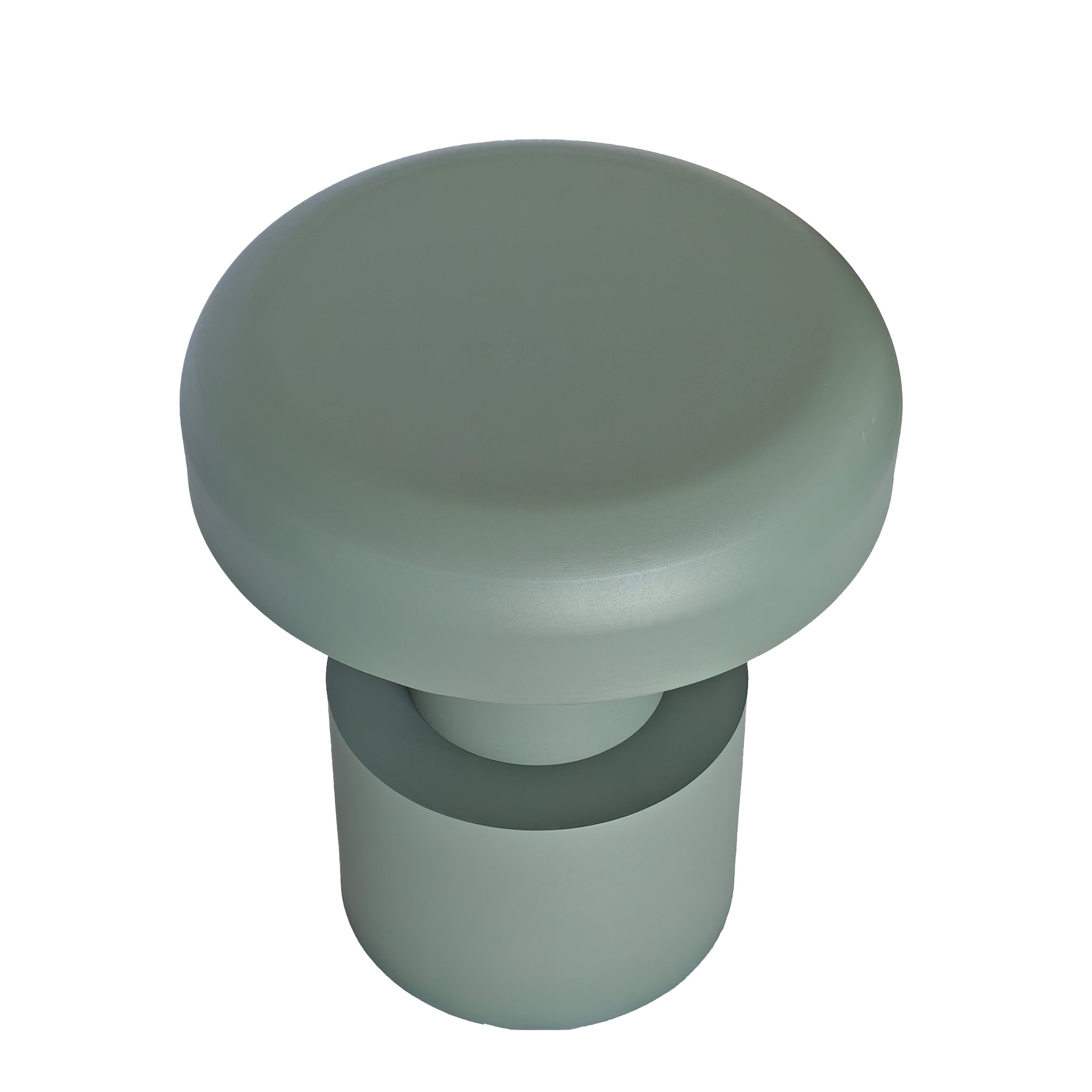 40cm Round Capri Side Table - Derbo Sage Green