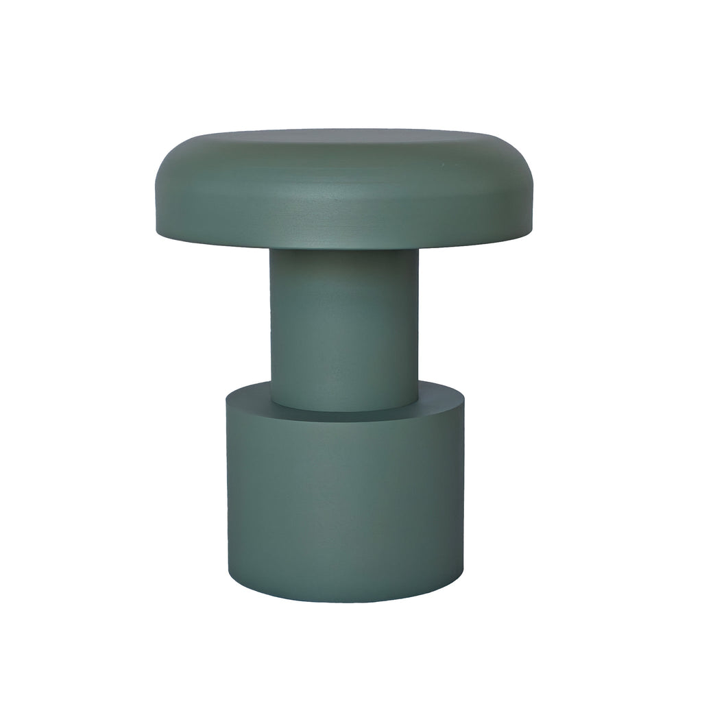 40cm Round Capri Side Table - Derbo Sage Green