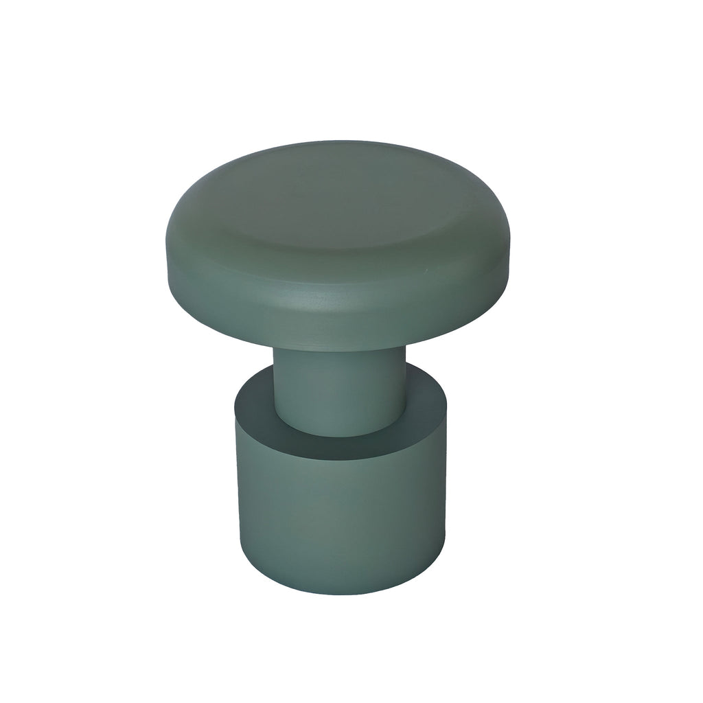 40cm Round Capri Side Table - Derbo Sage Green