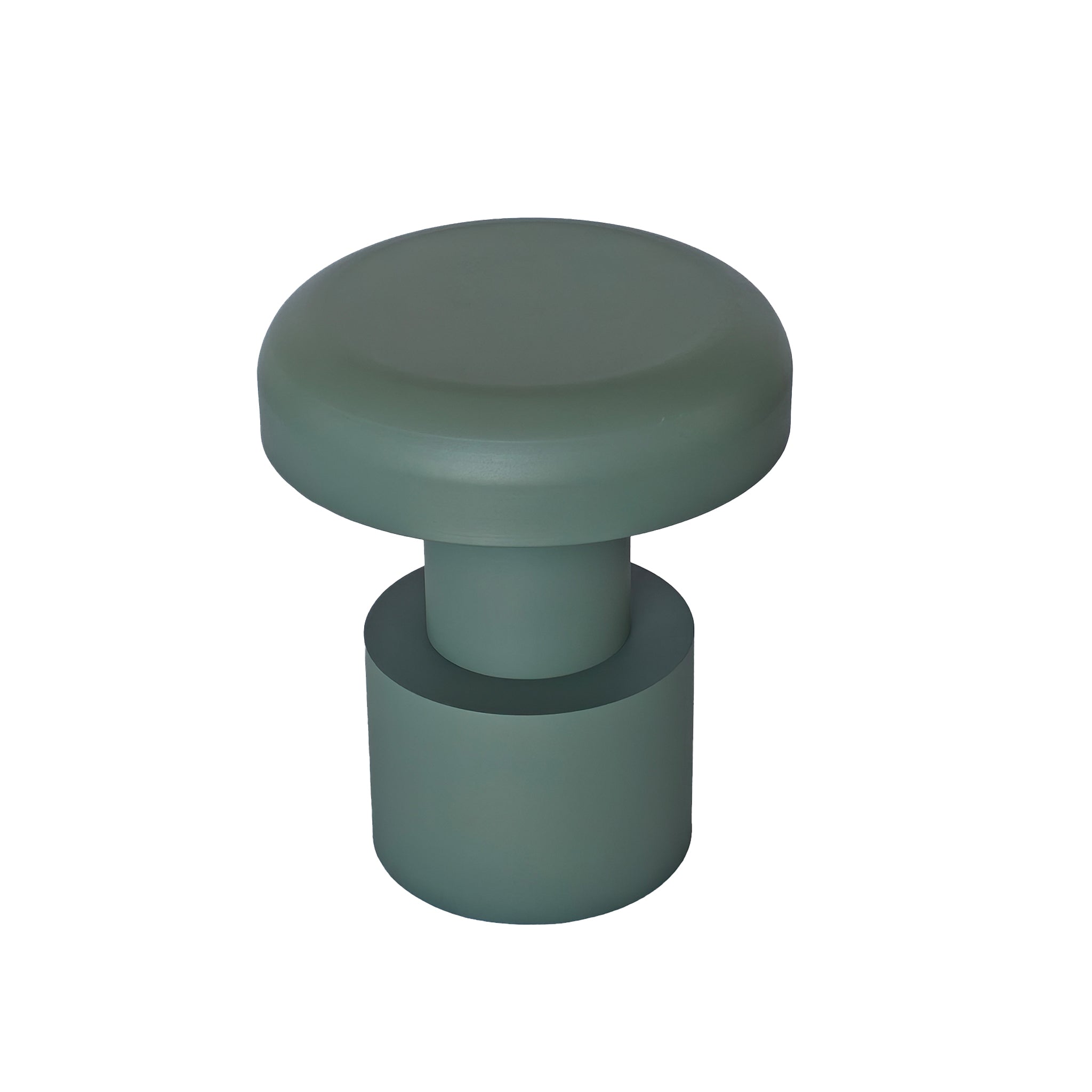 40cm Round Capri Side Table - Derbo Sage Green