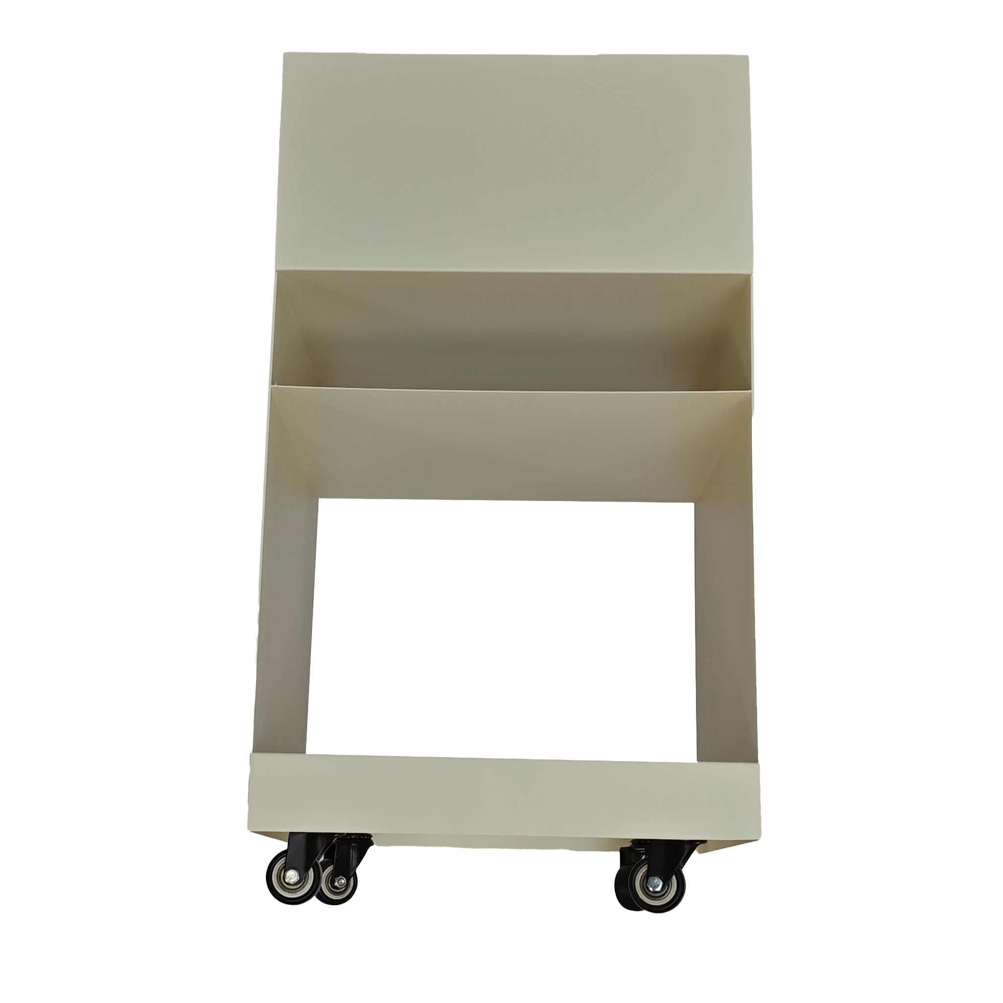 35cm Square Capri Side Table - Ivory White