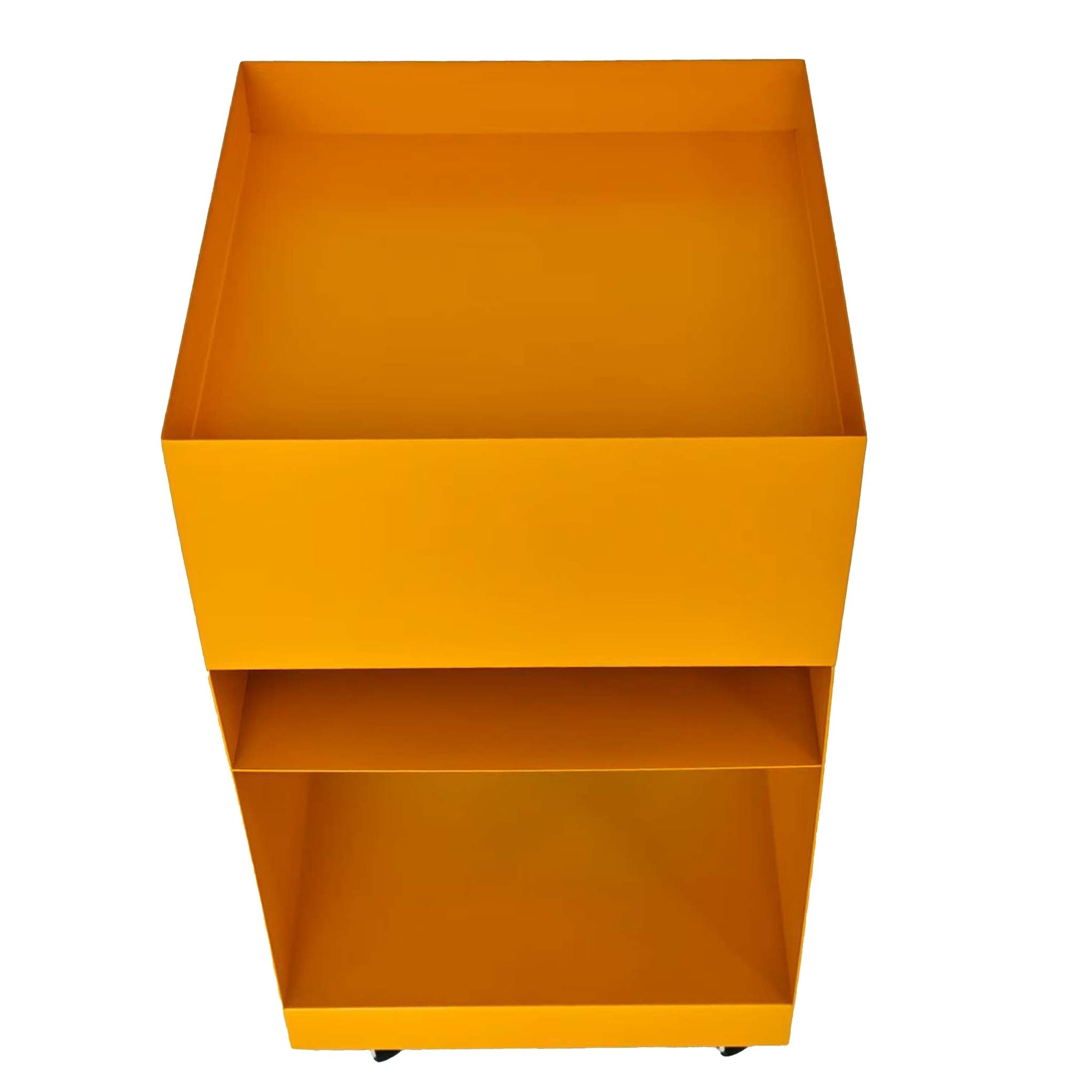 35cm Square Capri Side Table - Sandy Mustard