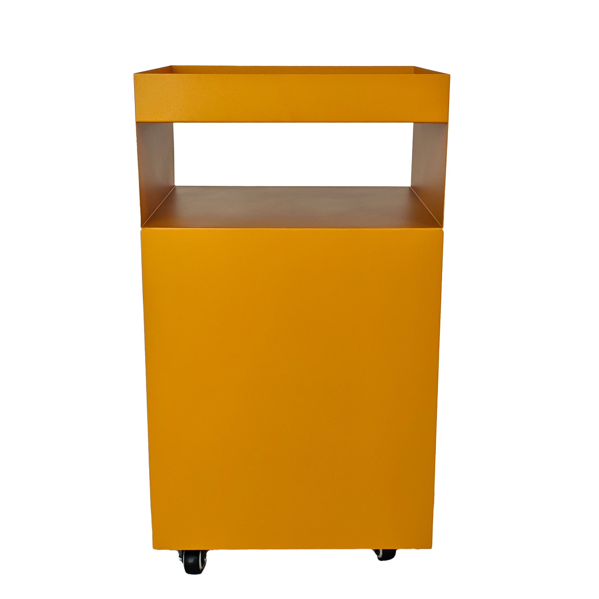 35cm Square Capri Side Table - Sandy Mustard