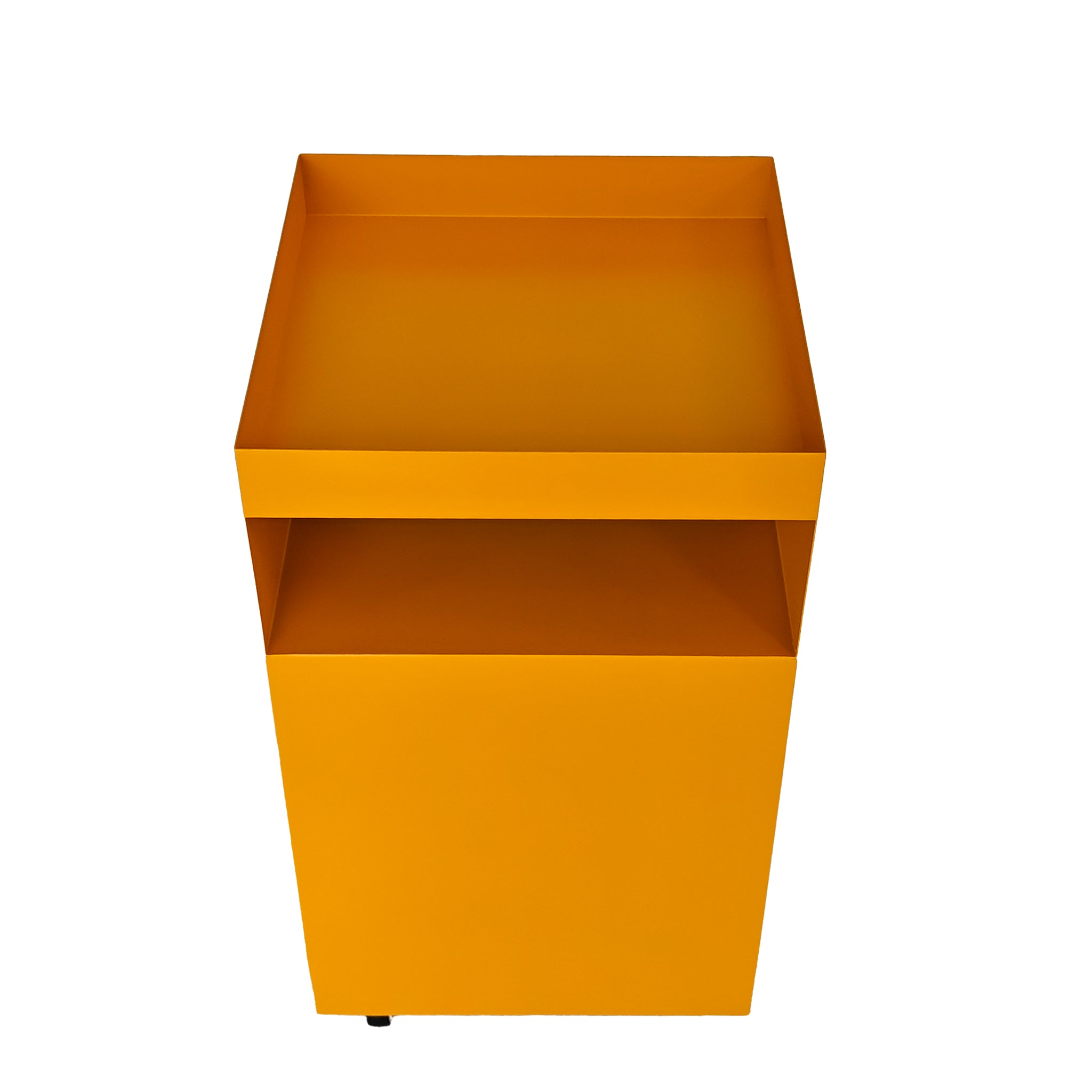35cm Square Capri Side Table - Sandy Mustard