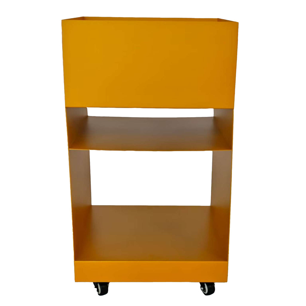 35cm Square Capri Side Table - Sandy Mustard