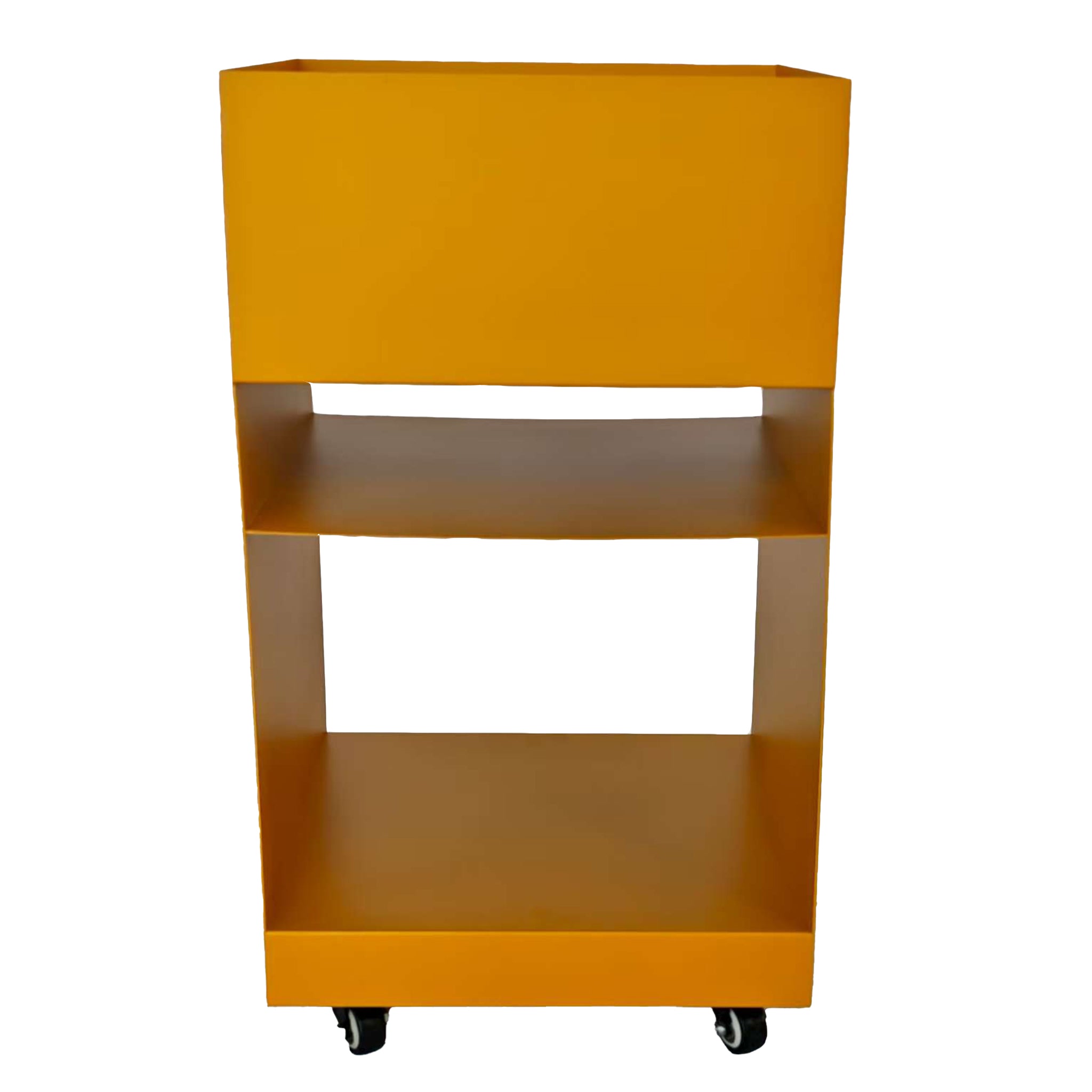 35cm Square Capri Side Table - Sandy Mustard