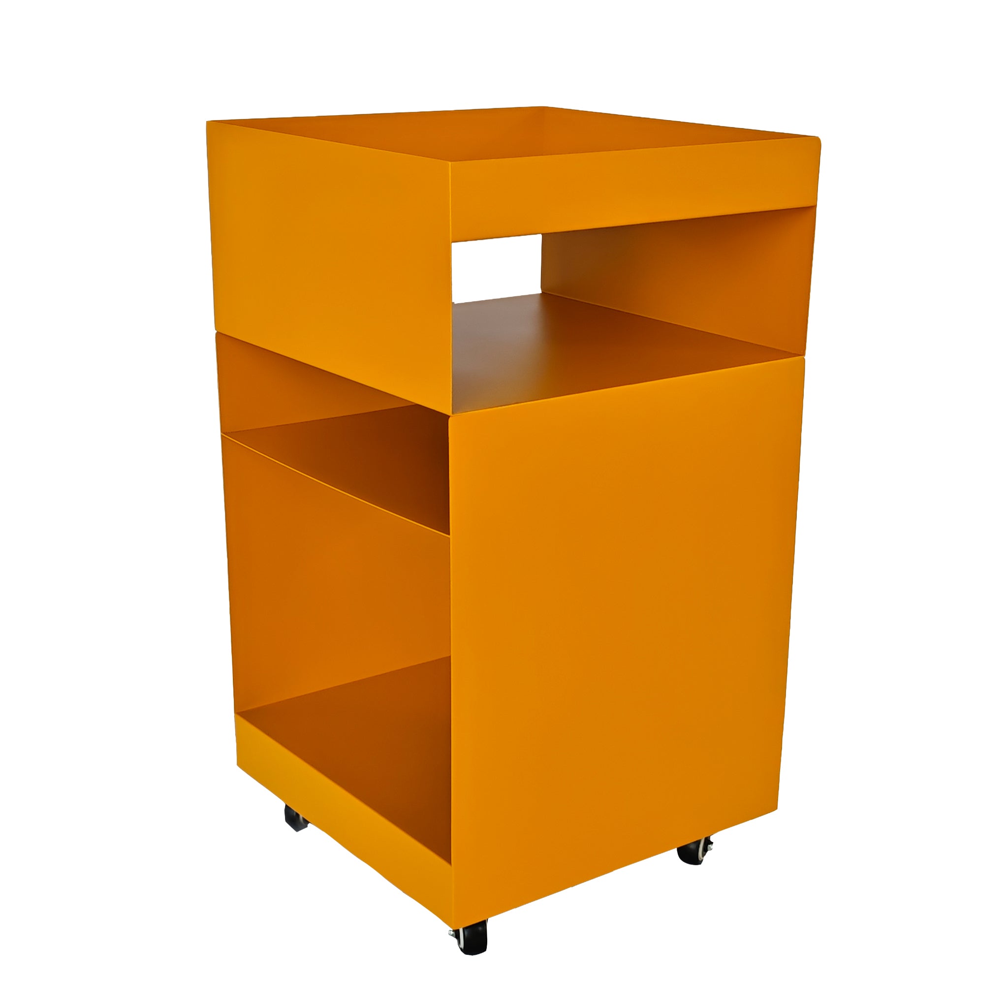35cm Square Capri Side Table - Sandy Mustard
