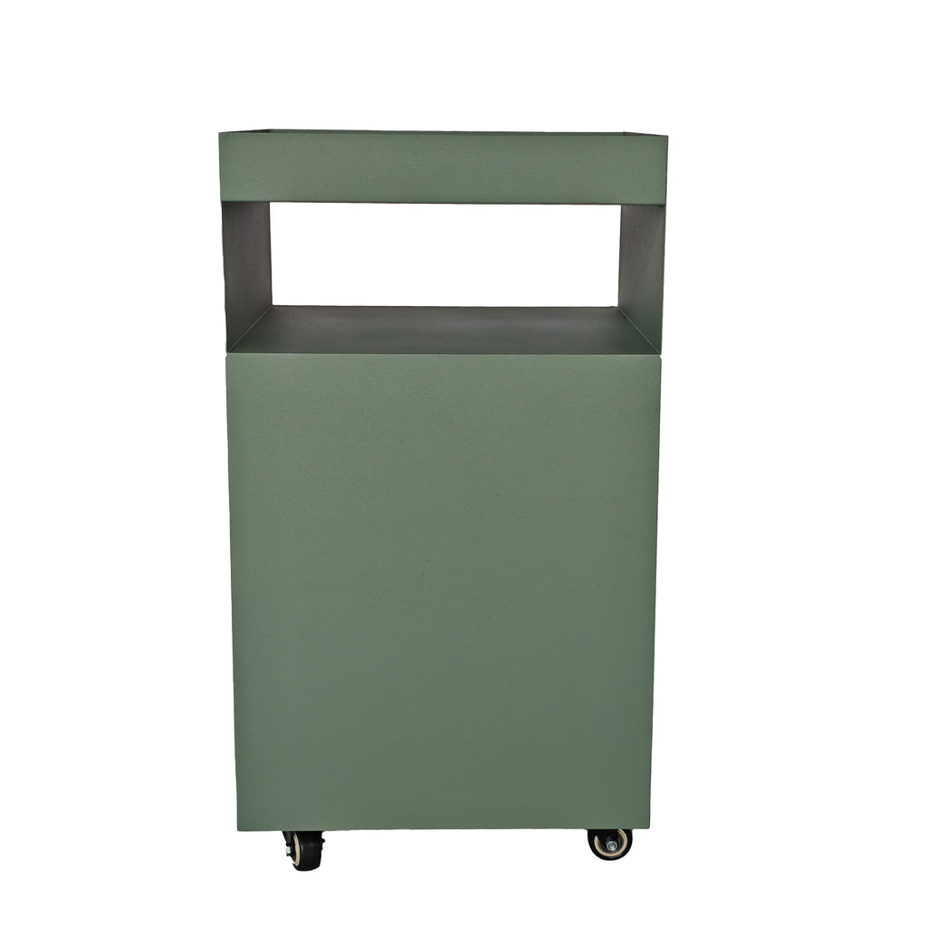 35cm Square Capri Side Table - Sage Green