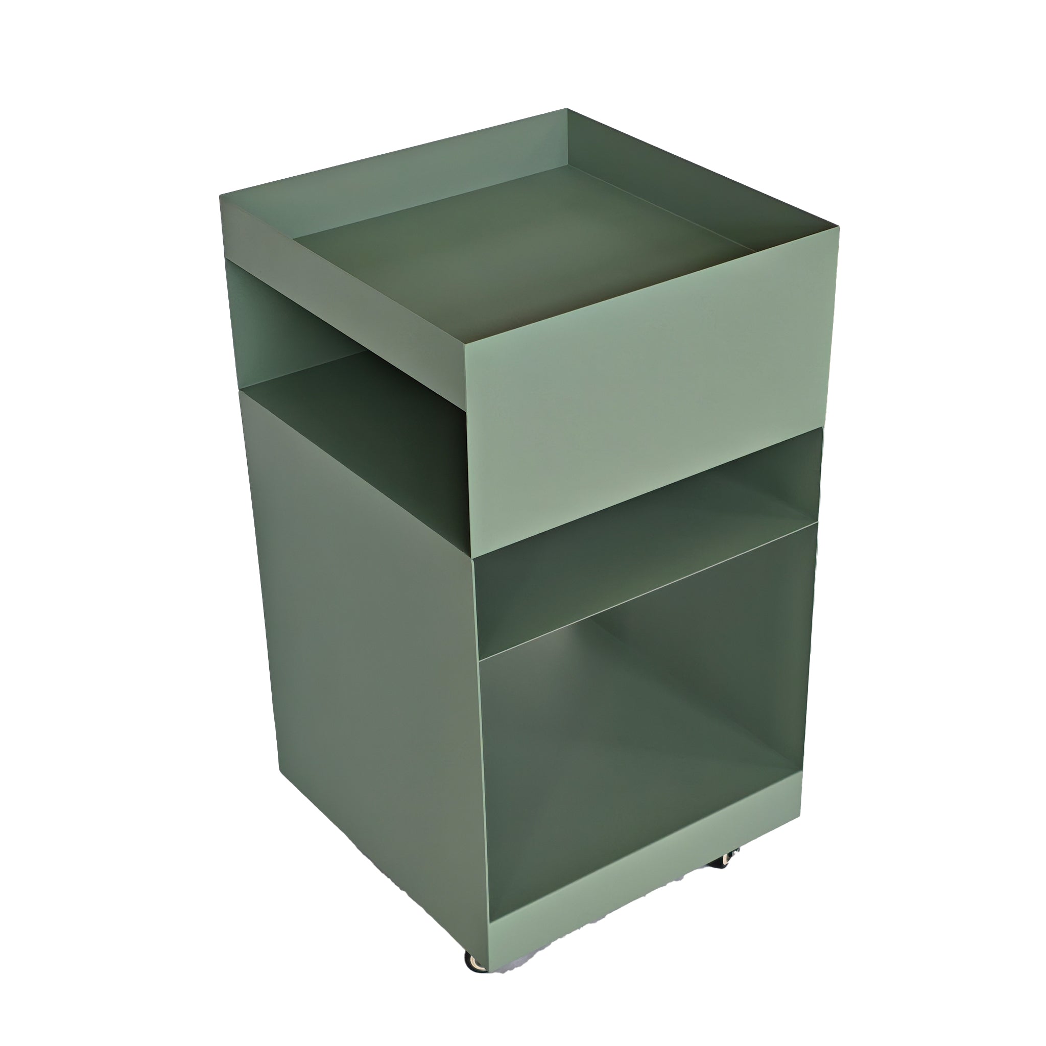 35cm Square Capri Side Table - Sage Green