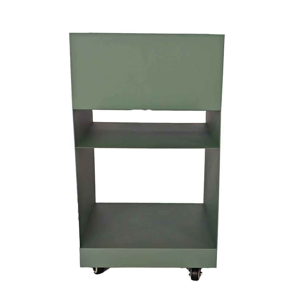 35cm Square Capri Side Table - Sage Green