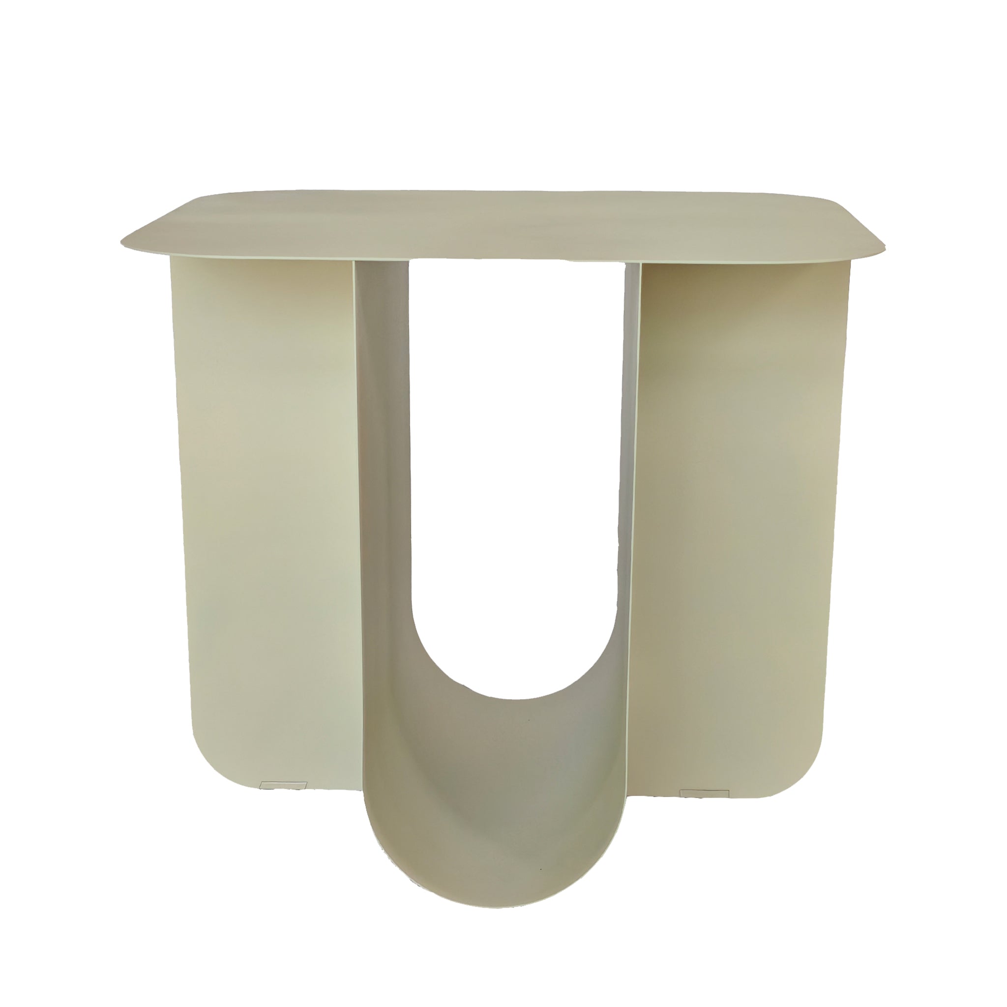 45cm Capri Side Table - Ivory White