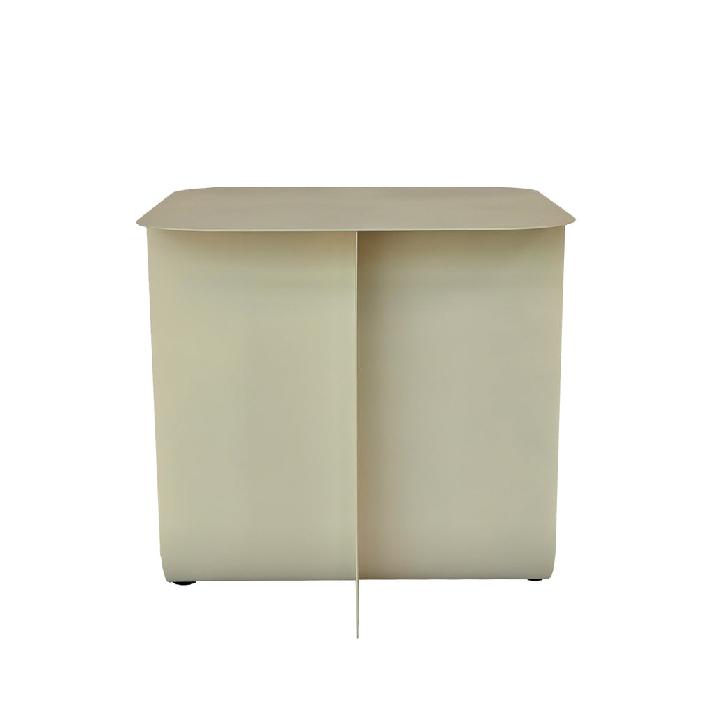 45cm Capri Side Table - Ivory White