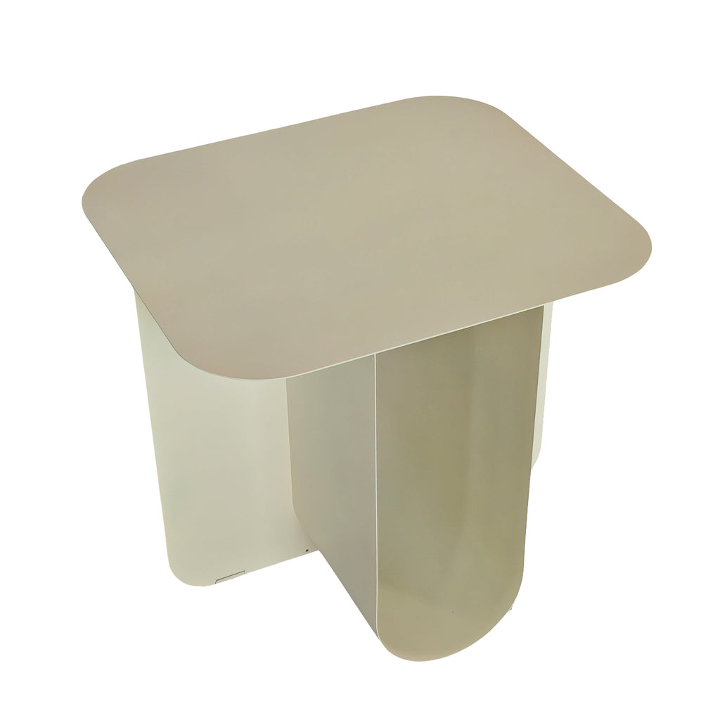 45cm Capri Side Table - Ivory White