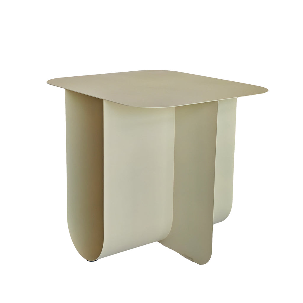 45cm Capri Side Table - Ivory White