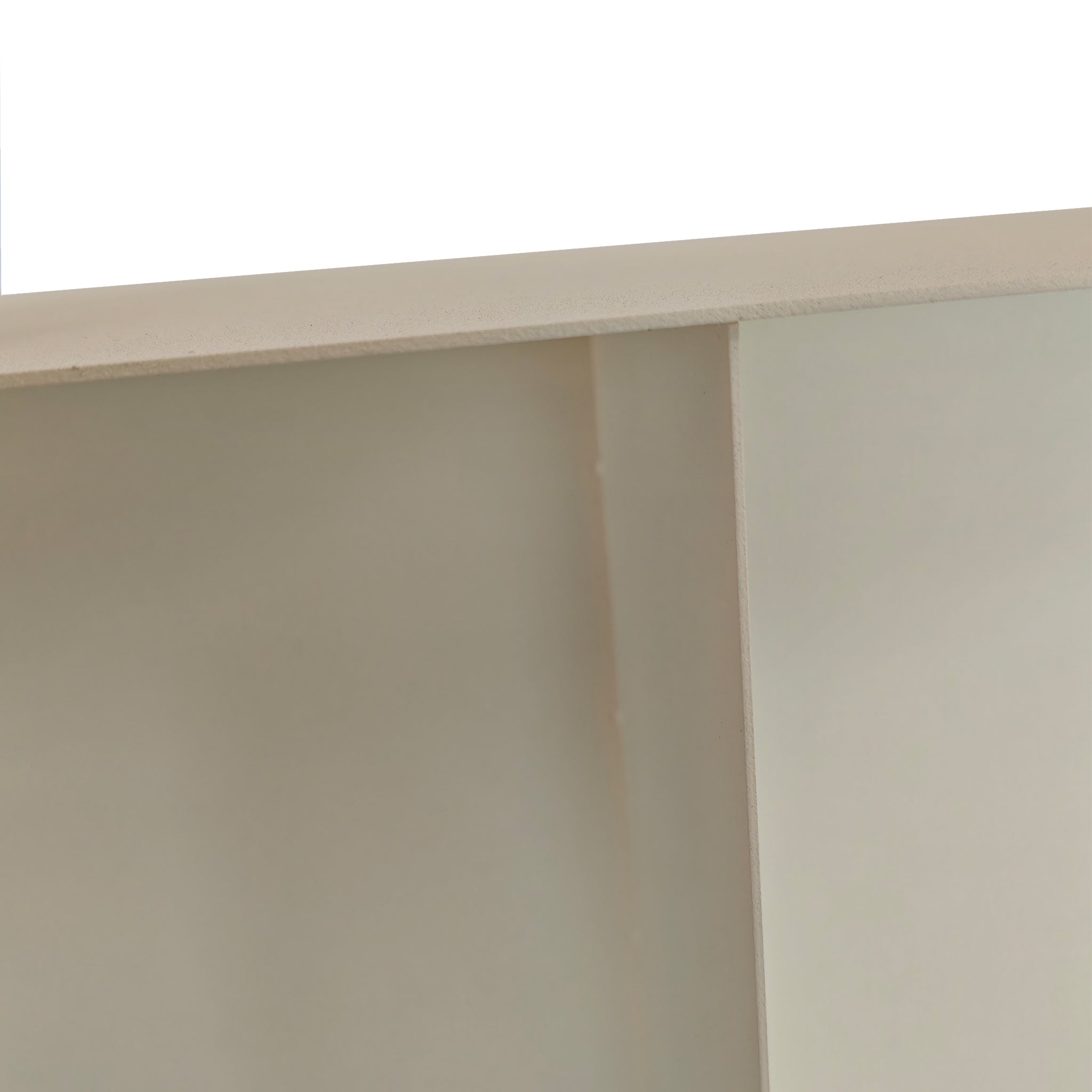 45cm Capri Side Table - Ivory White