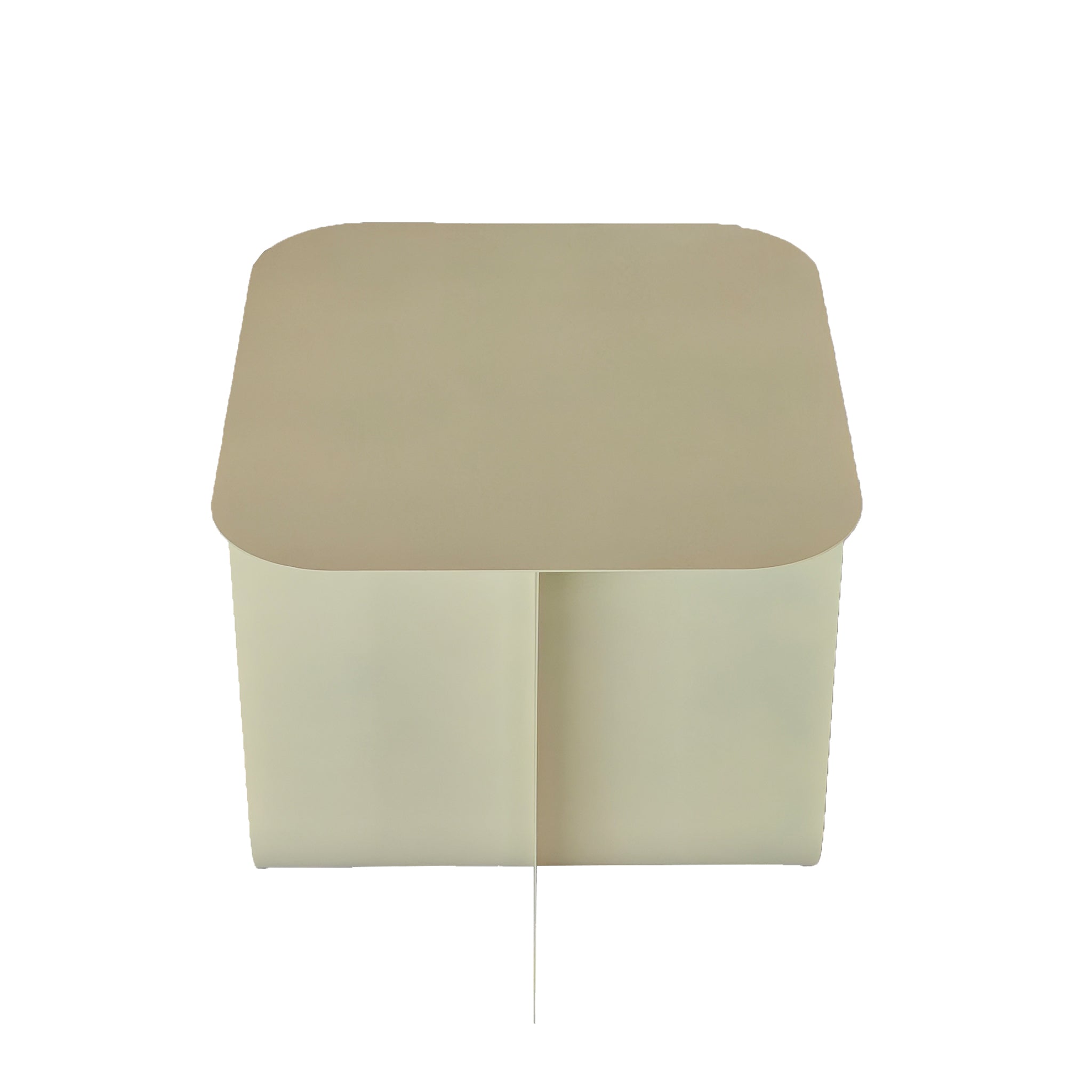 45cm Capri Side Table - Ivory White