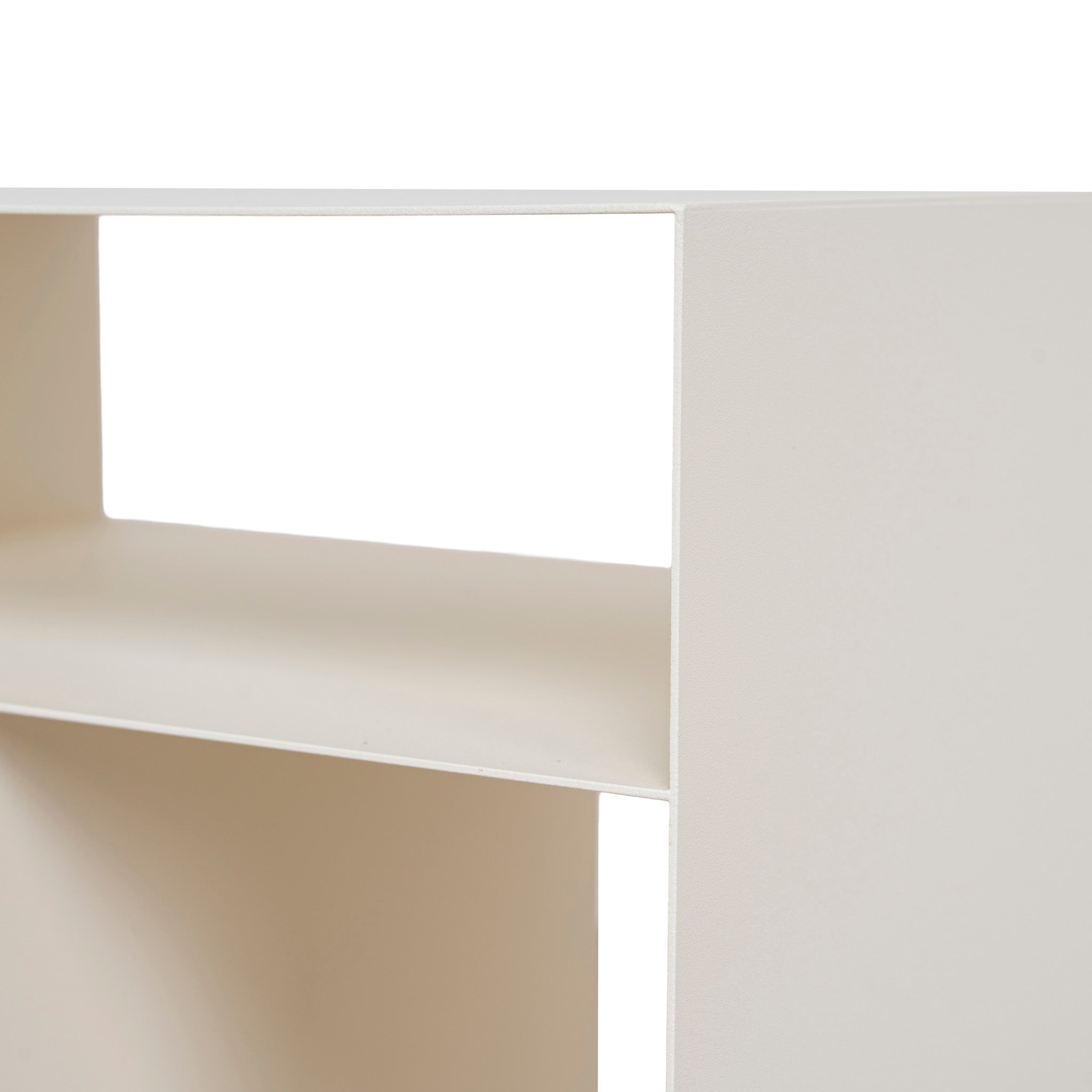 35.5cm Capri Side Table - Ivory White