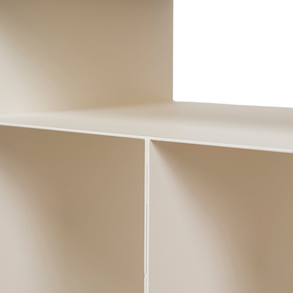 35.5cm Capri Side Table - Ivory White