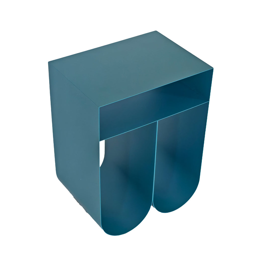 35.5cm Capri Side Table - Navy Blue